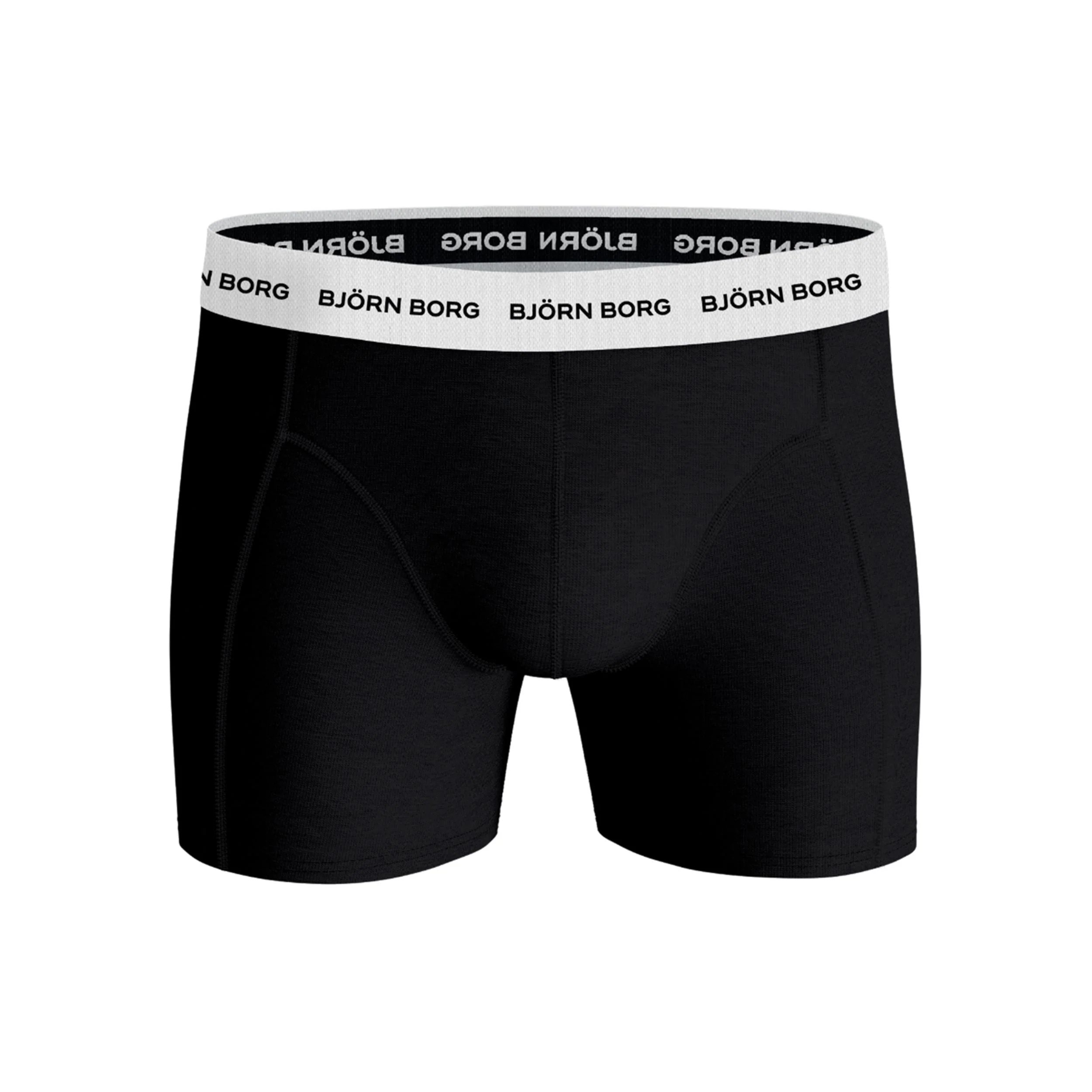 Cotton Stretch Caleçon Pack de 3 Hommes - noir, multicouleur - Image 4