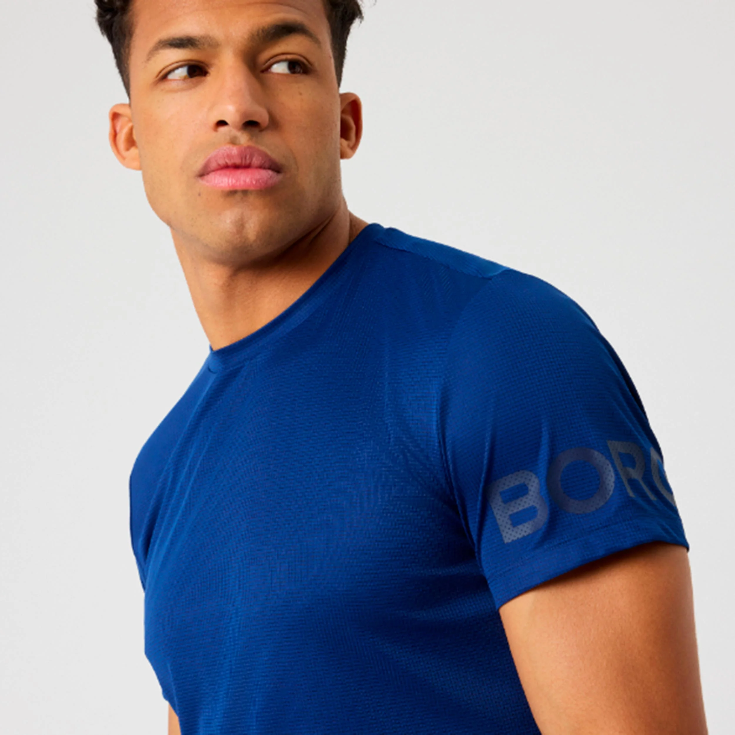 Light T-shirt Hommes - bleu clair - Image 3