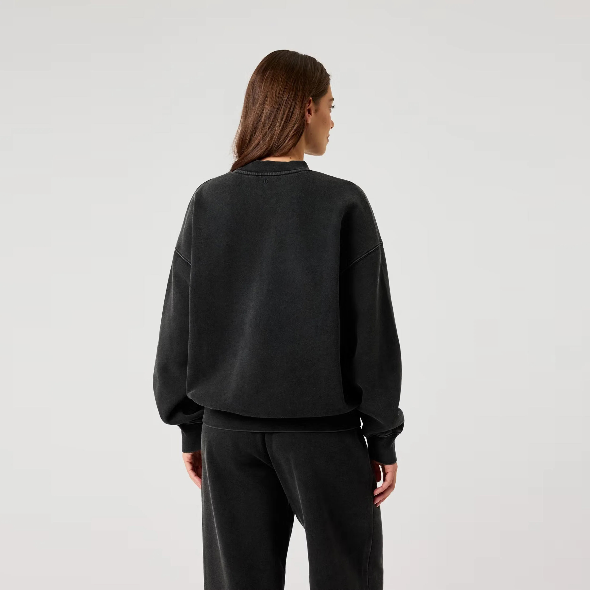 Studio Oversized Sweat-shirt Femmes - noir, rouge - Image 2