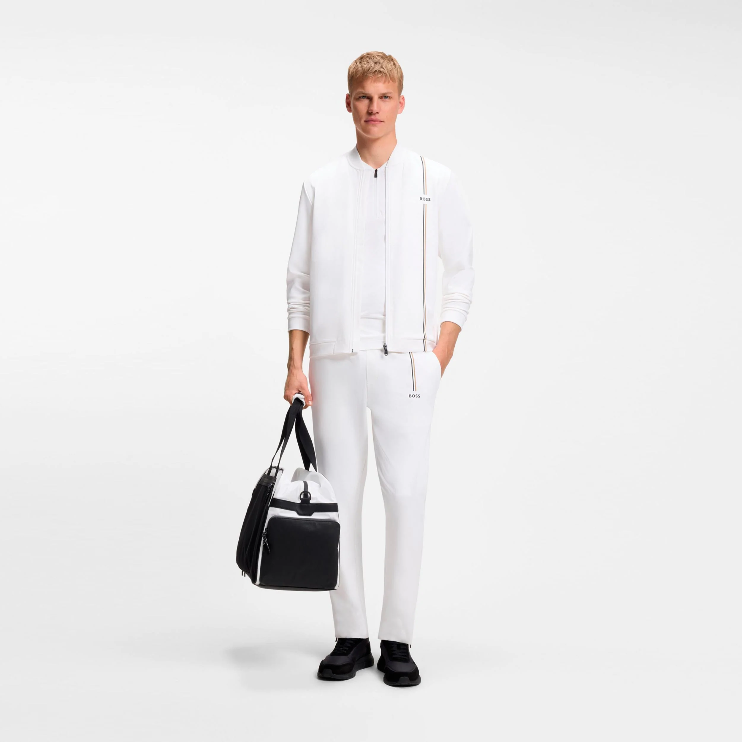 Game Full Zip Gilet en coton Hommes - blanc - Image 2