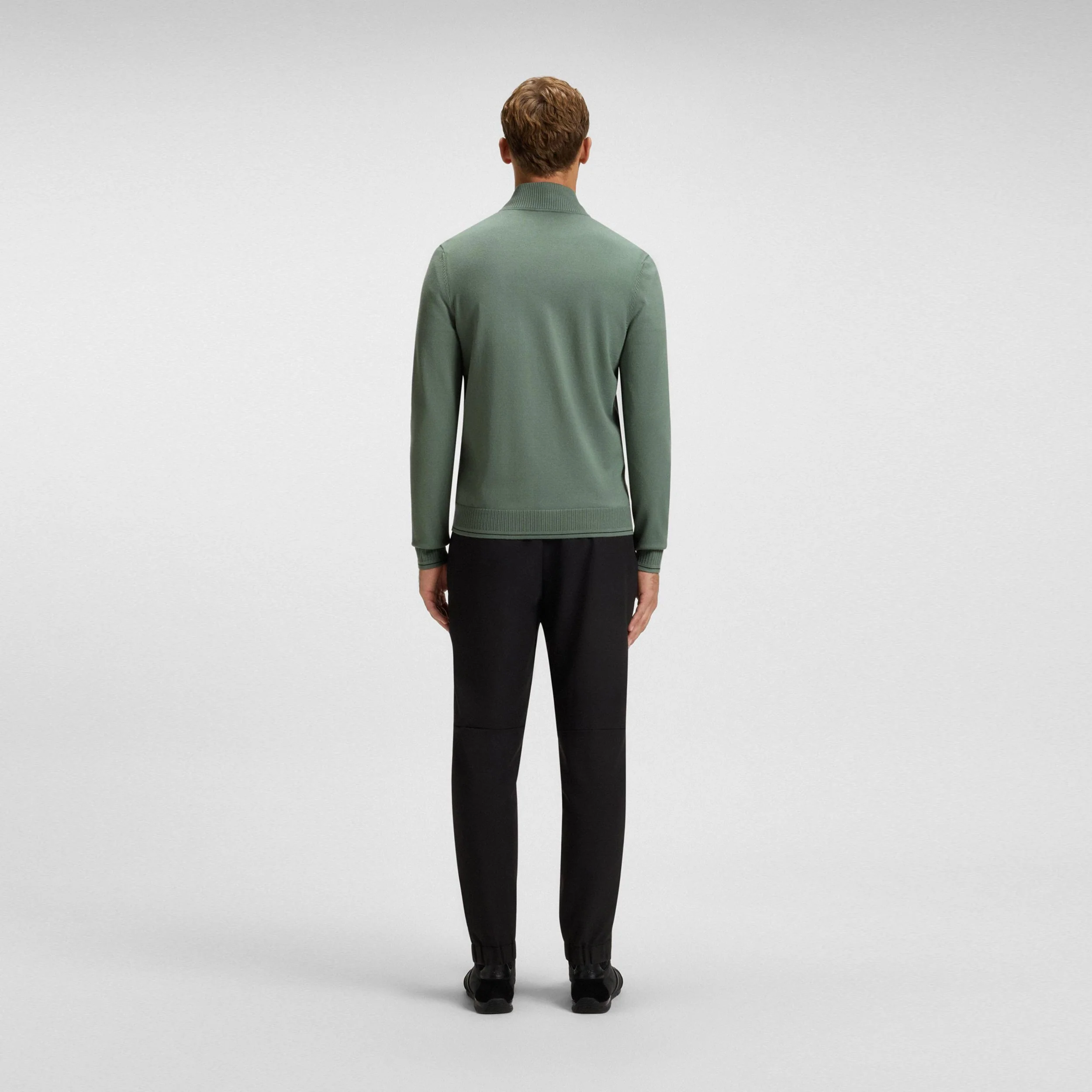 League Veste de survêtement Hommes-vert olive - Image 3