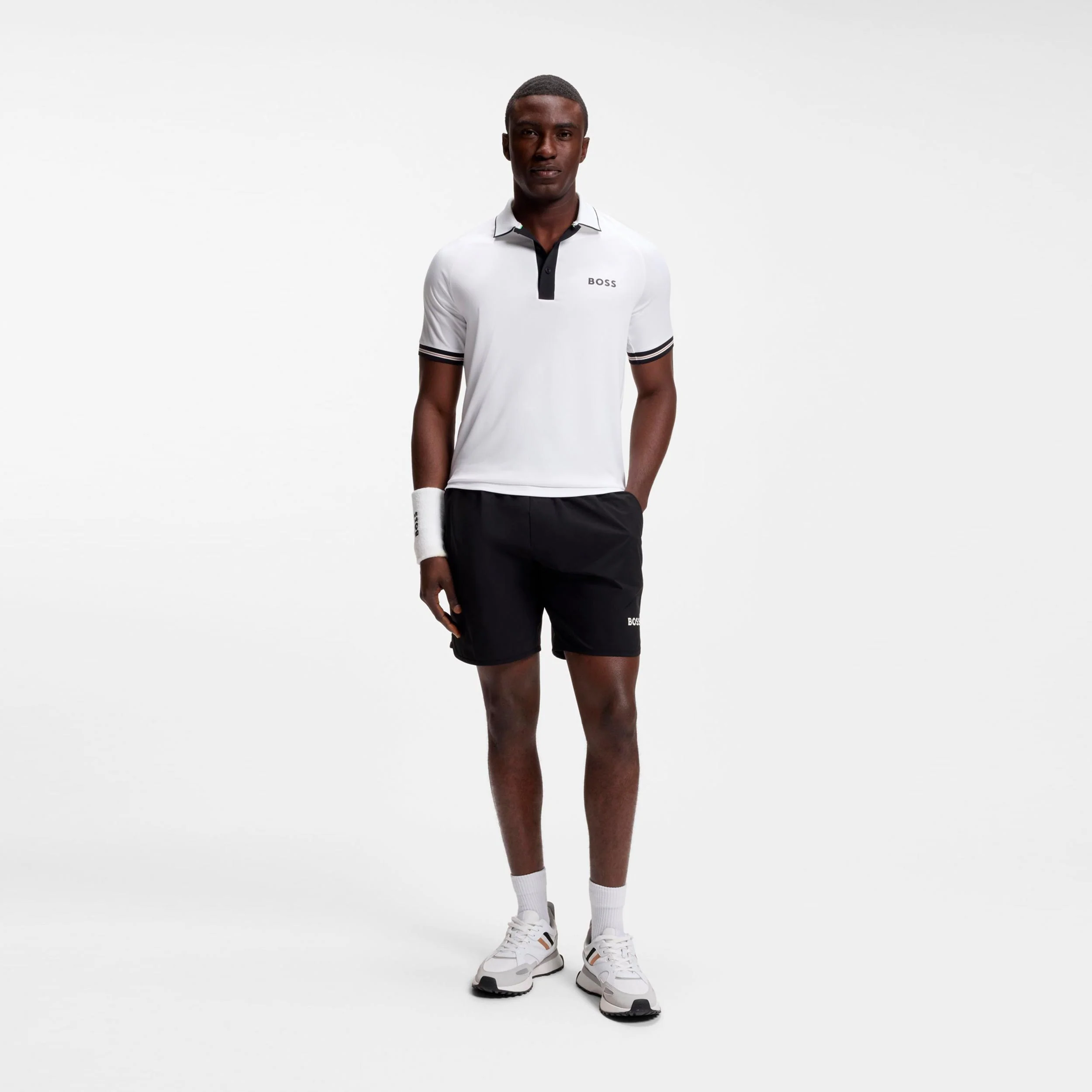 Serve Polo Hommes-blanc - Image 2