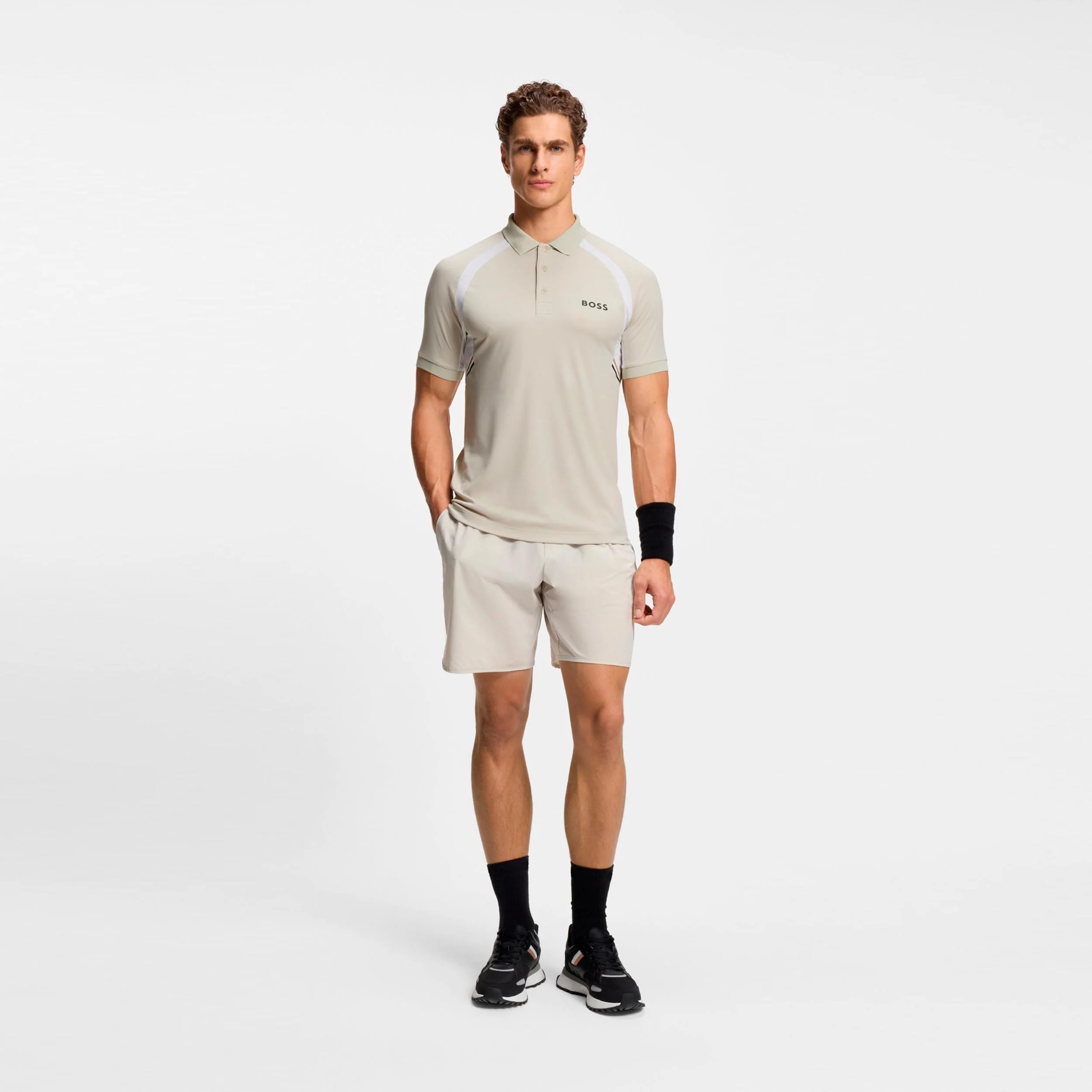 Spin Polo Hommes-beige - Image 4