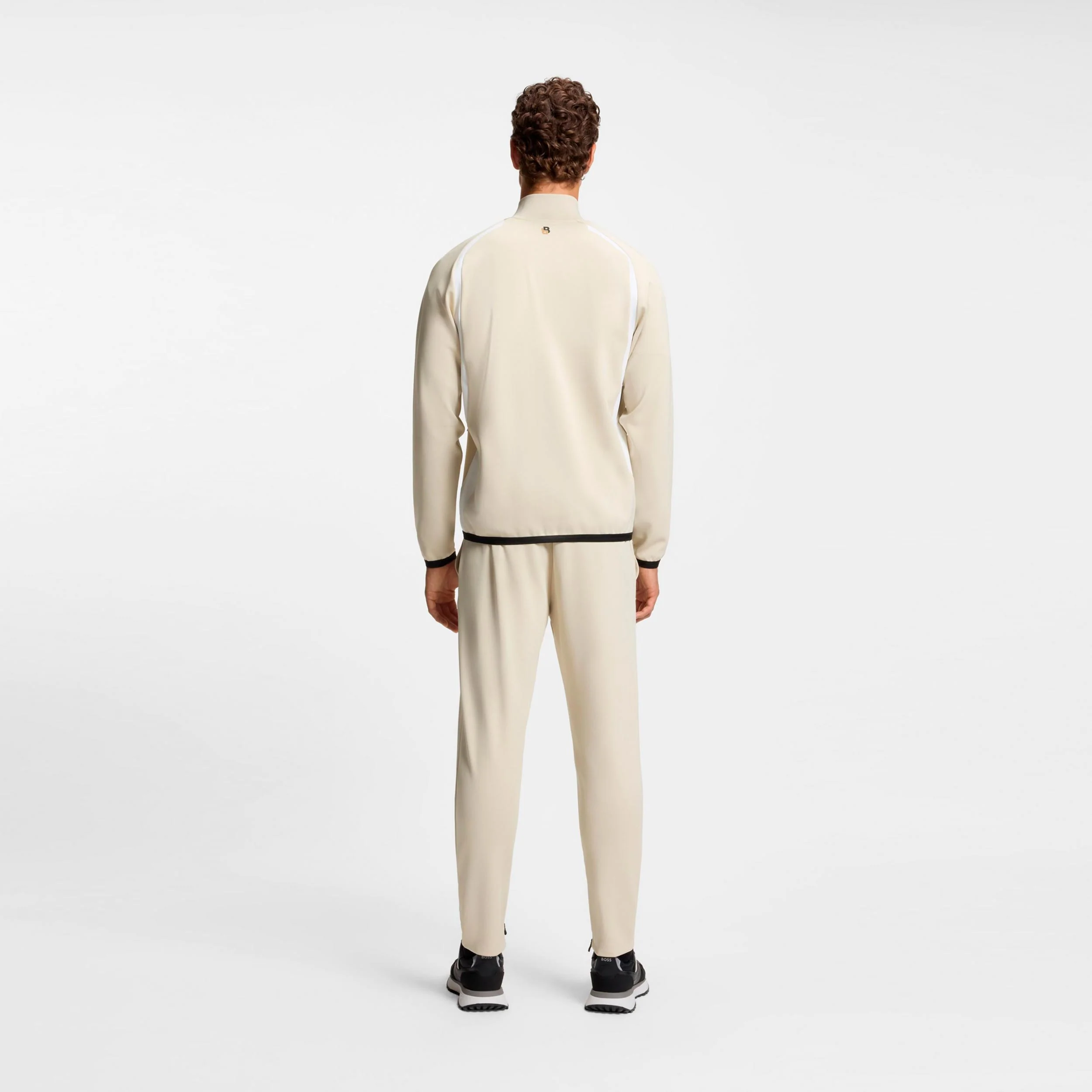 Spin Veste de survêtement Hommes - beige - Image 3