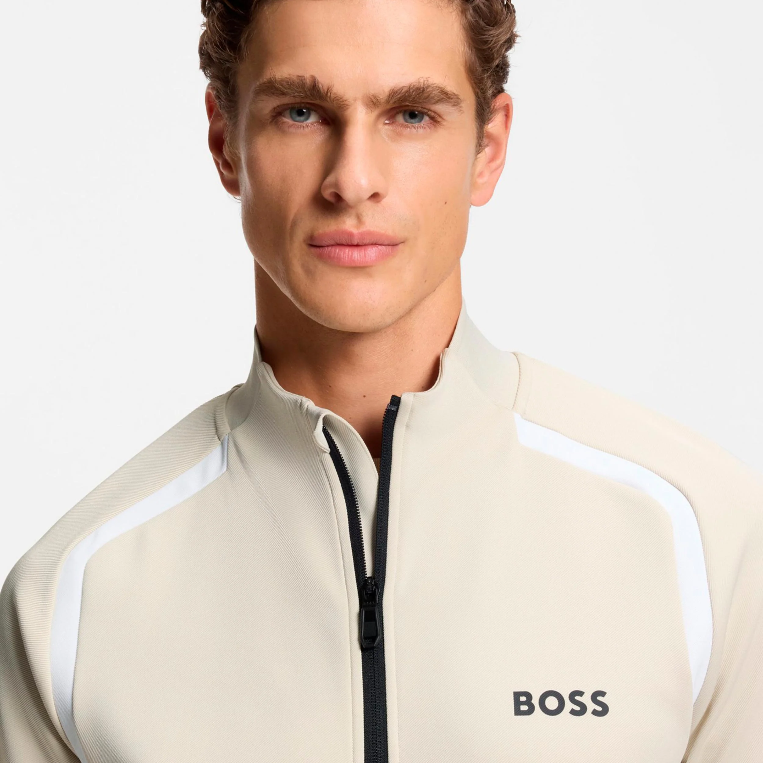 Spin Veste de survêtement Hommes - beige - Image 4