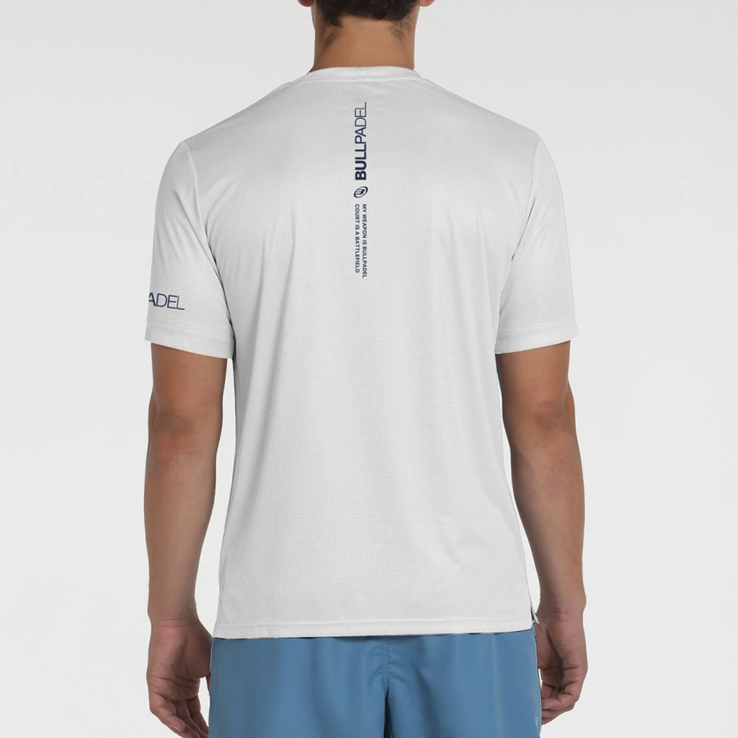 Beque T-shirt Hommes-Blanc,Bleu Clair - Image 5