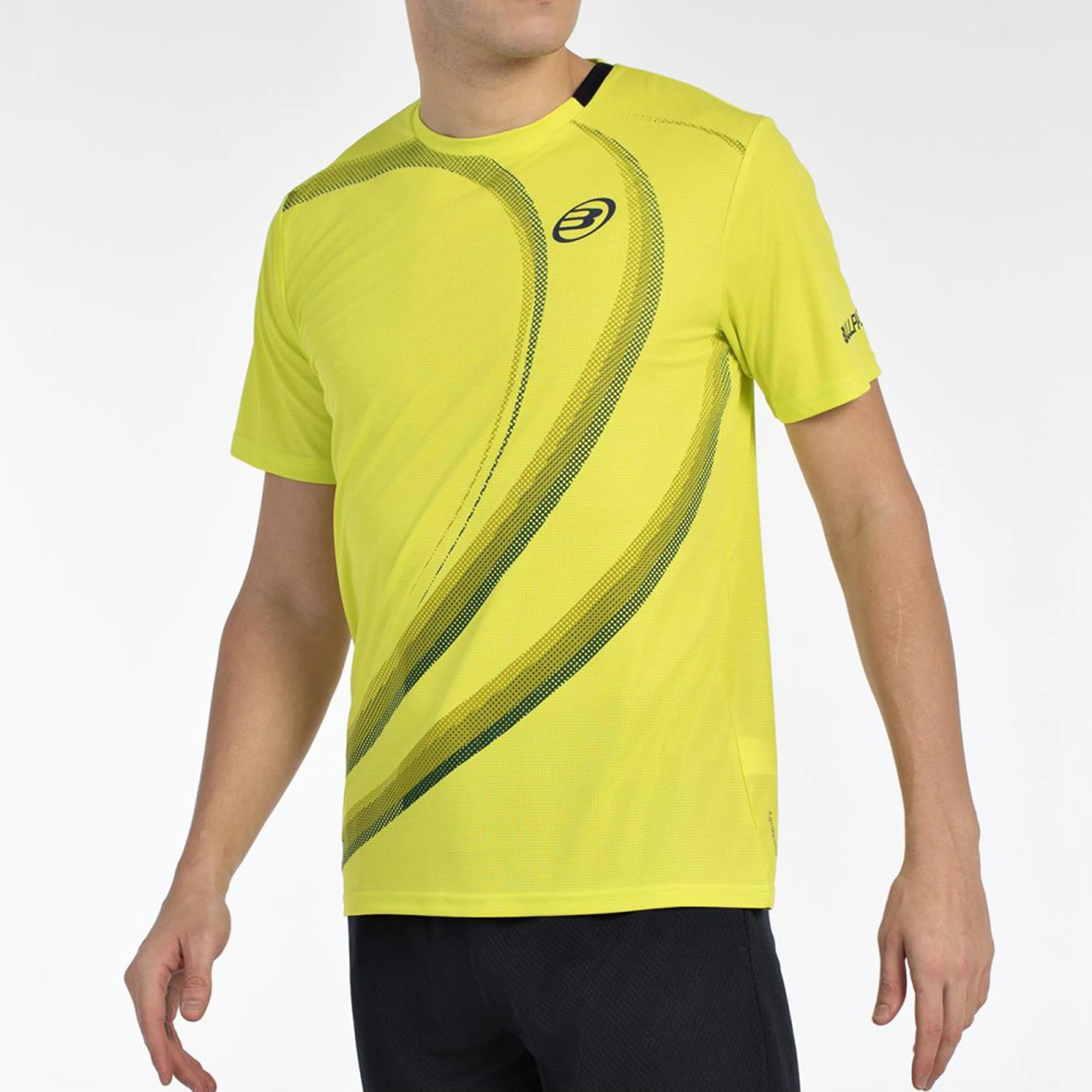 Beque T-shirt Hommes-Jaune Lemon - Image 4