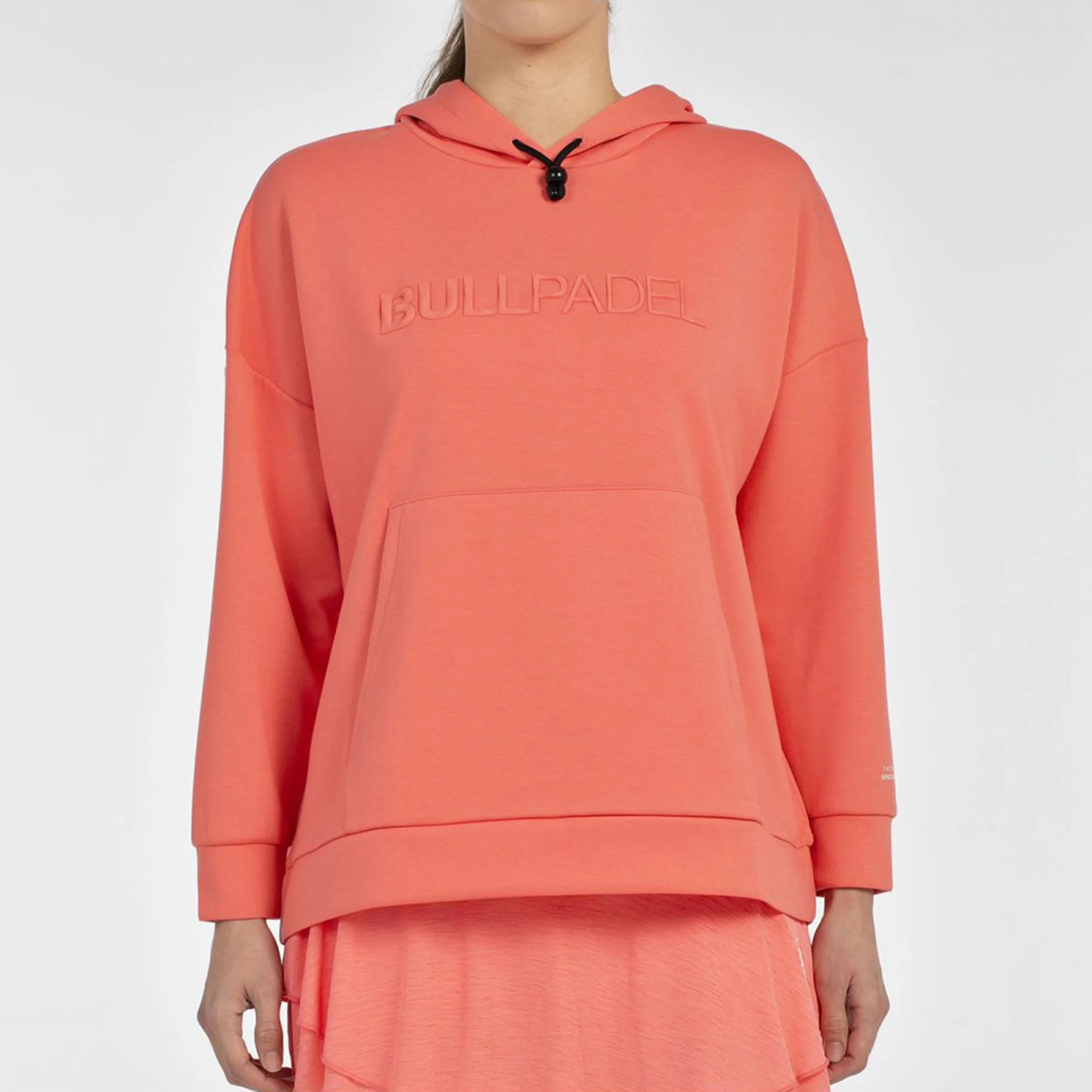Silba Sweat À Capuche Femmes-Corail - Image 5