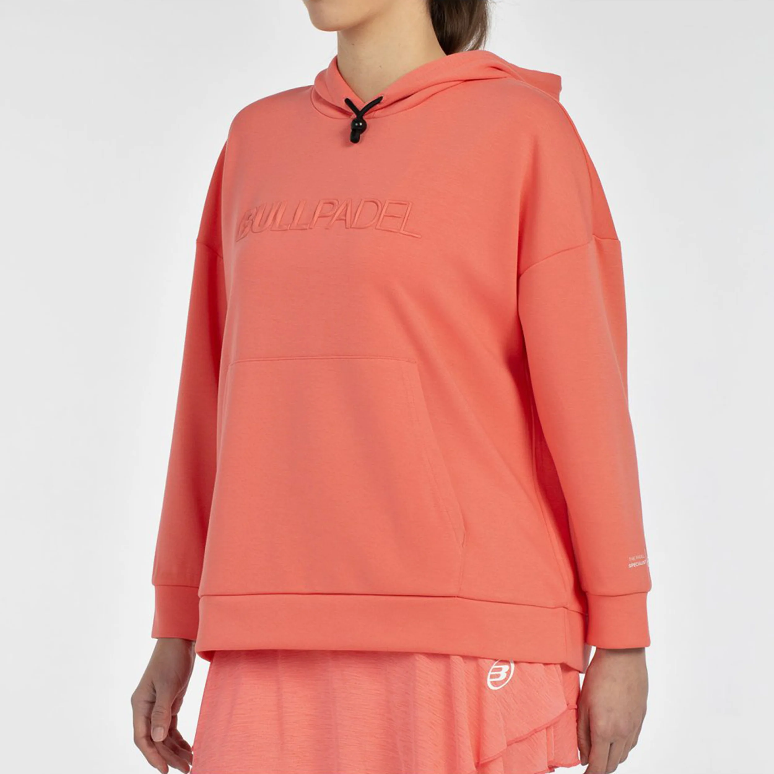 Silba Sweat À Capuche Femmes-Corail - Image 7