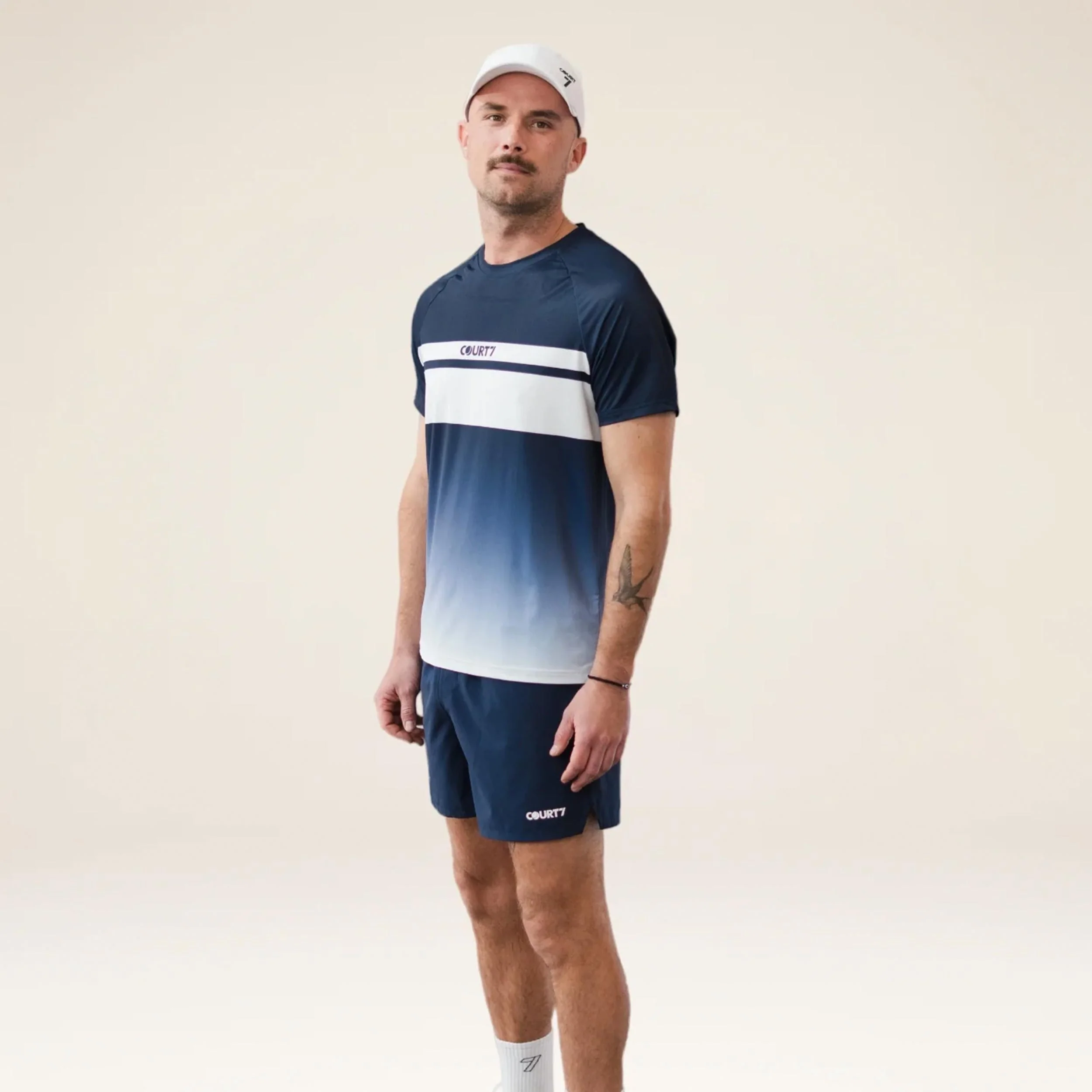 Dual Pocket 5in Shorts Hommes - bleu - Image 5
