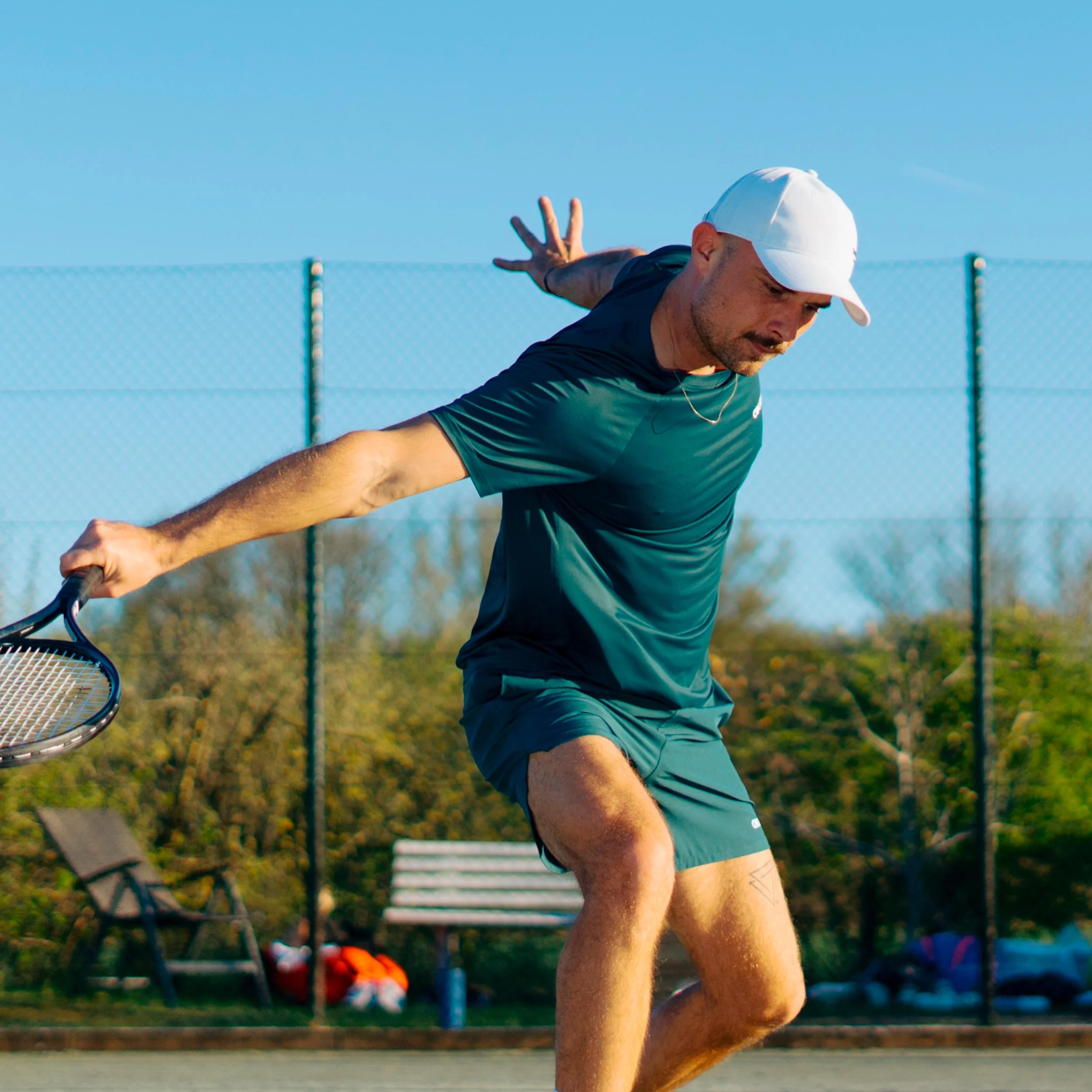Dual Pocket 5in Shorts Hommes - vert - Image 6