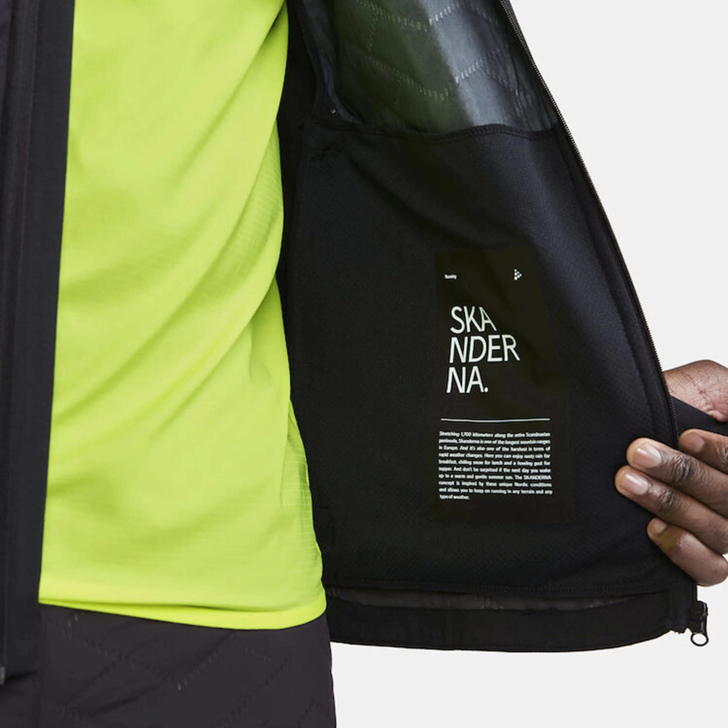 ADV SUBZ Veste Running Hommes-Noir - Image 11
