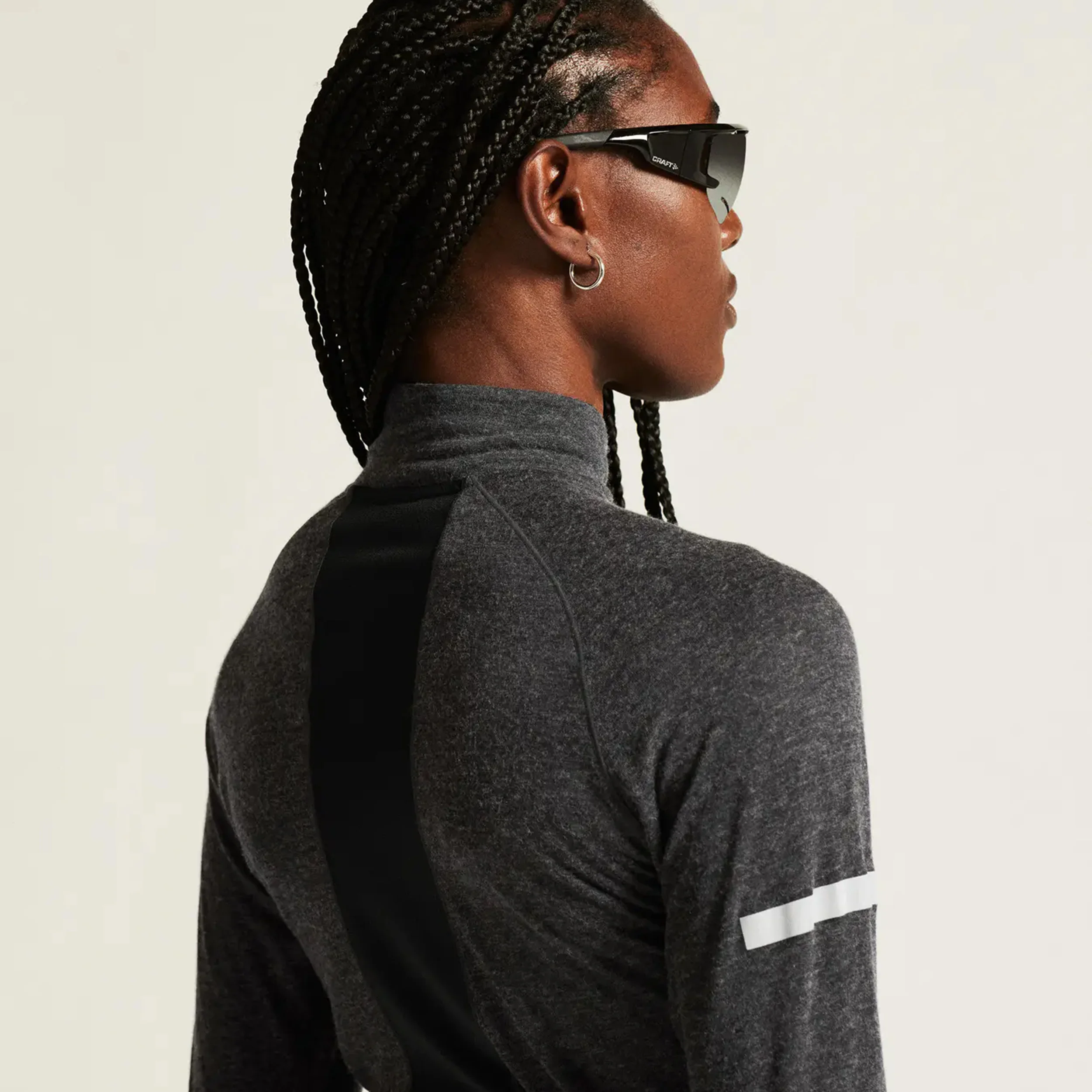 ADV SUBZ Wool 3 Maillot De Course Femmes-Gris Foncé - Image 6