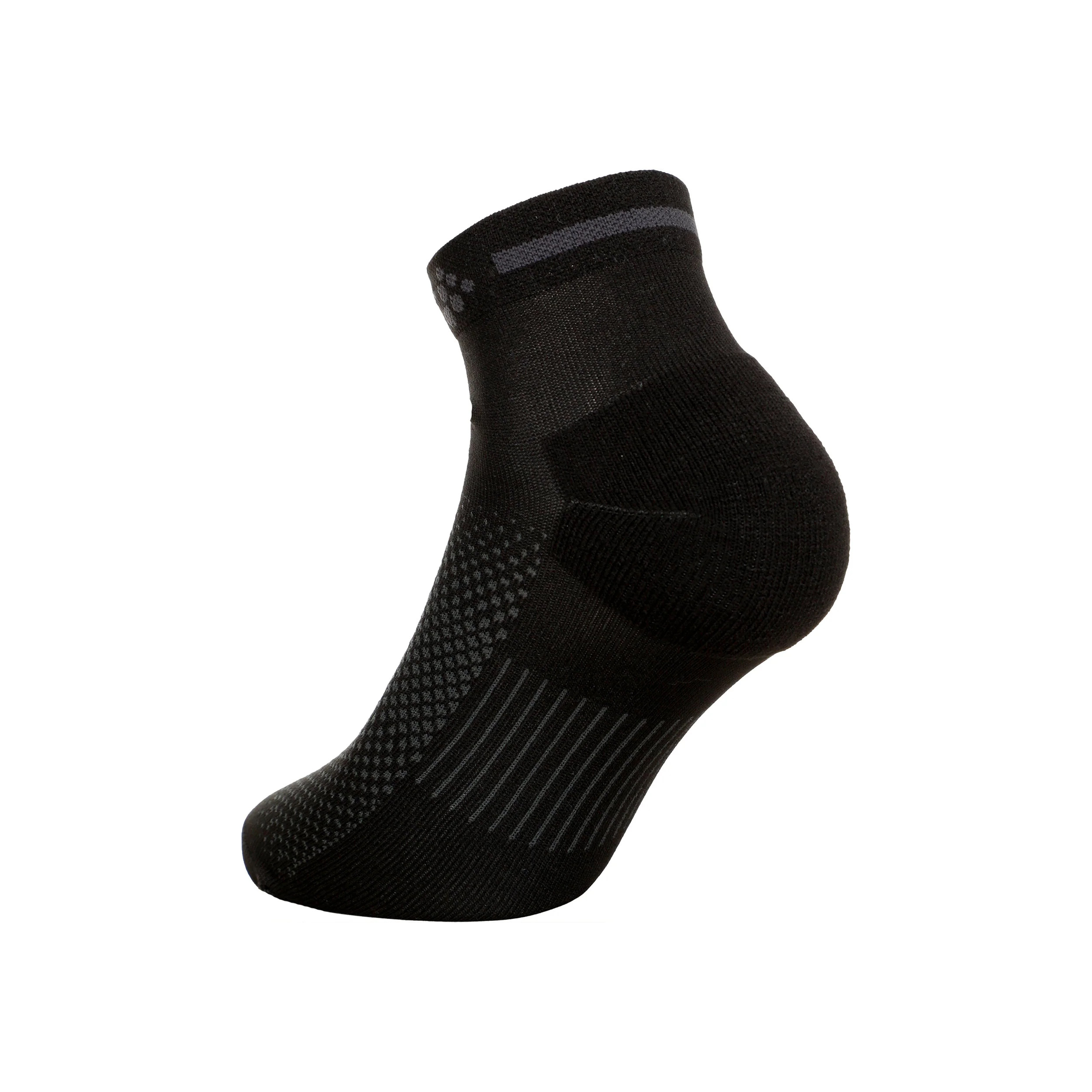 Core Dry Mid Chaussettes De Running Pack De 3-Noir - Image 4