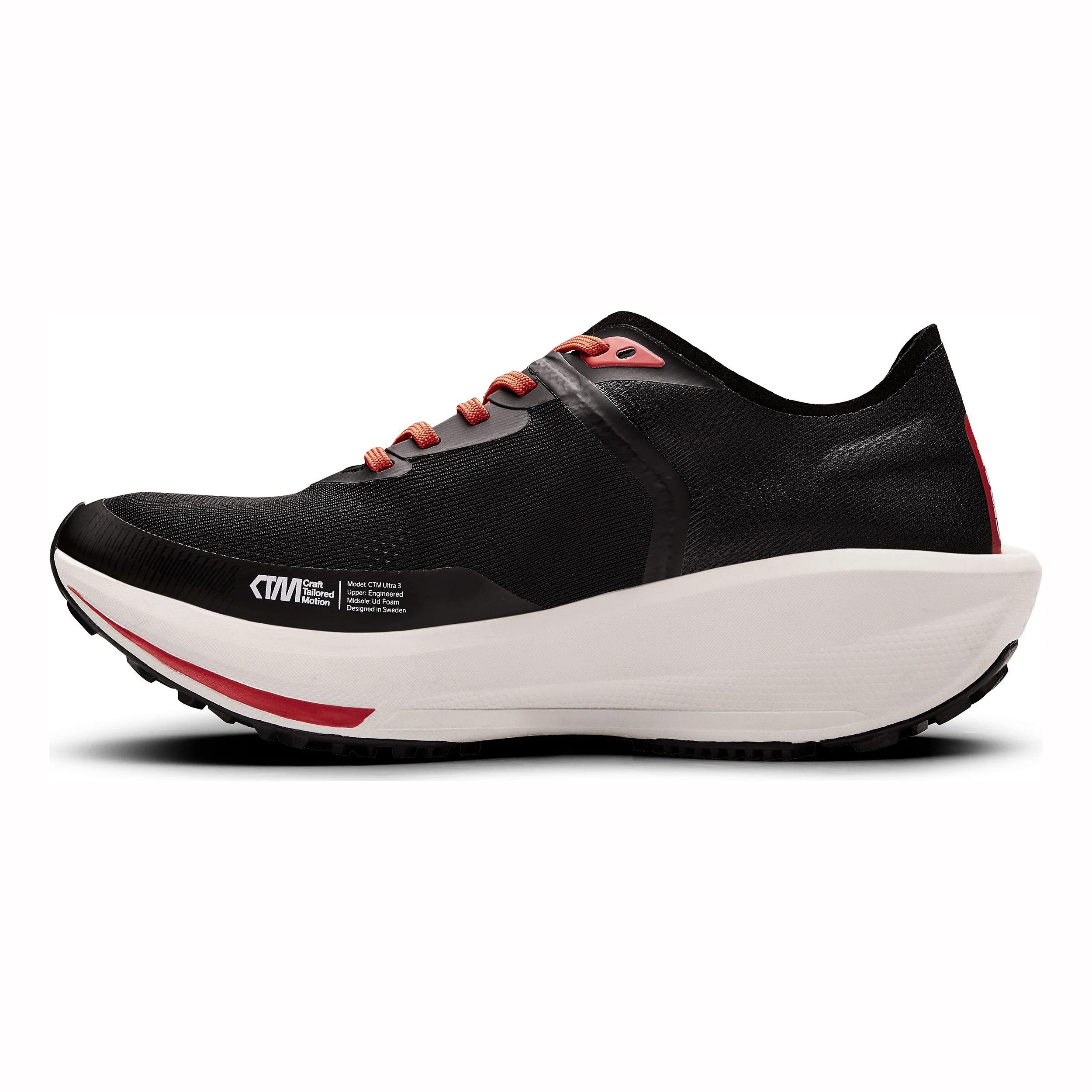 CTM Ultra 3 Chaussure De Running Sans Stabilisateurs Femmes-Noir,Rouge - Image 2