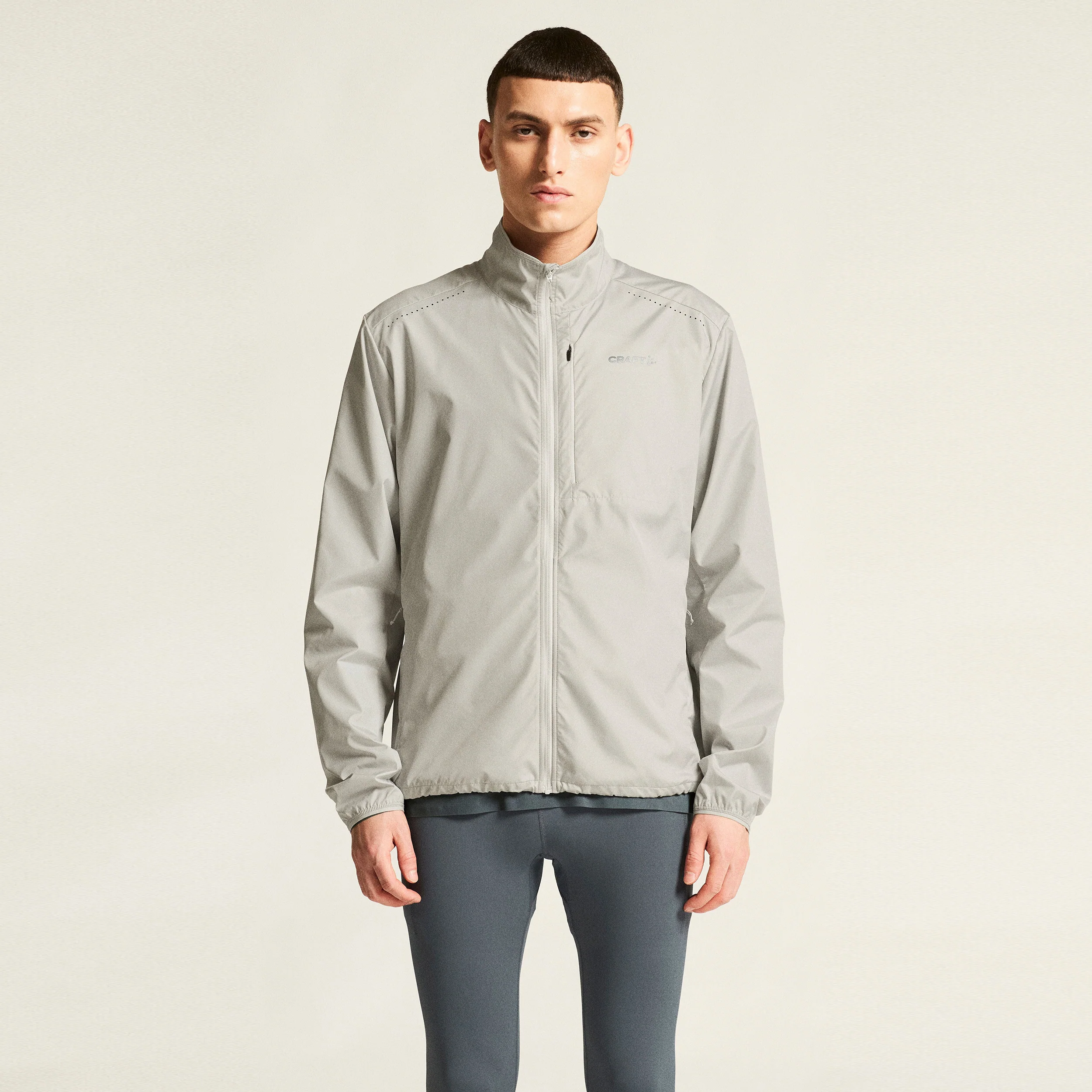 Essence Wind Veste running Hommes - gris - Image 3