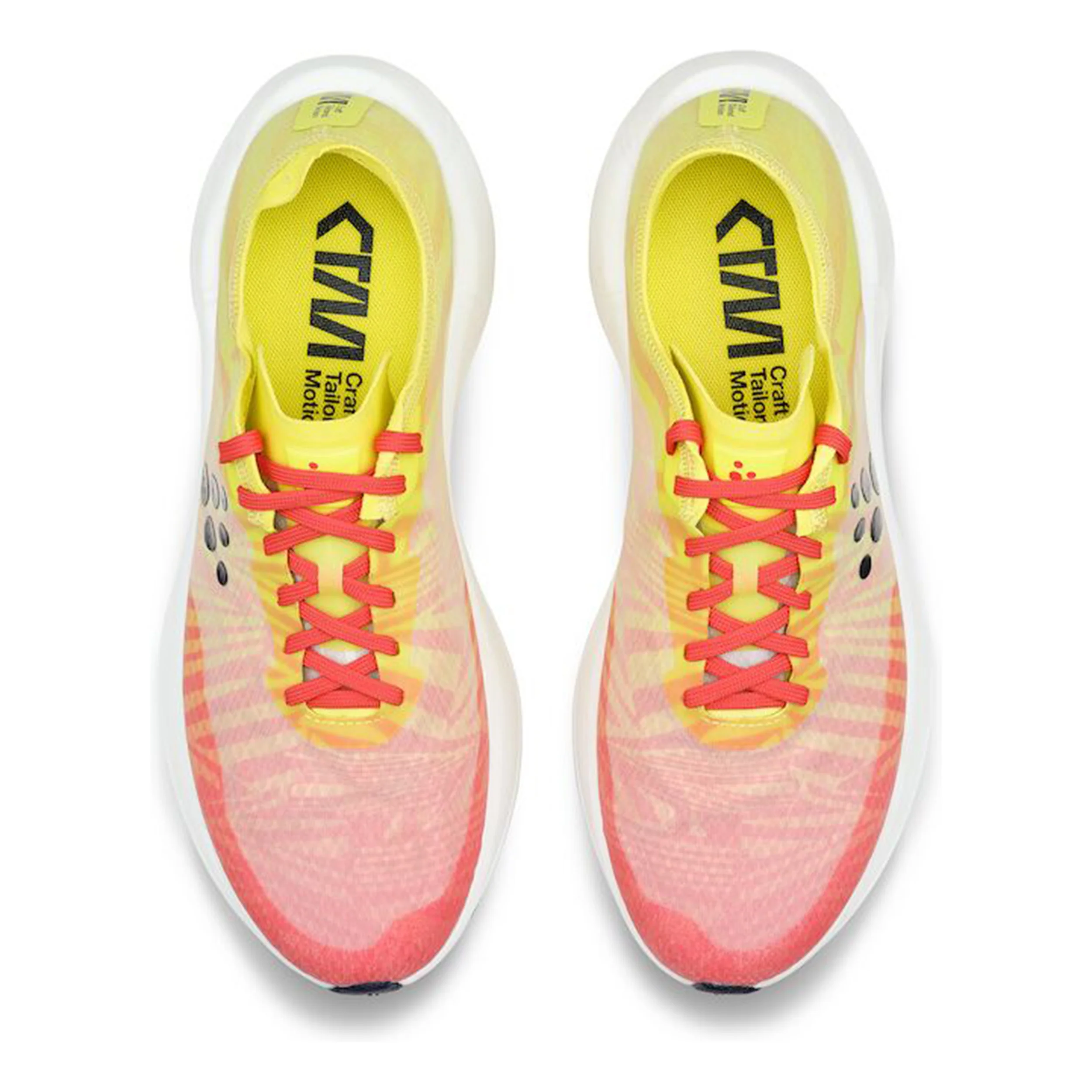 Nordlite Speed Chaussure De Running Sans Stabilisateurs Femmes-Jaune,Corail - Image 3