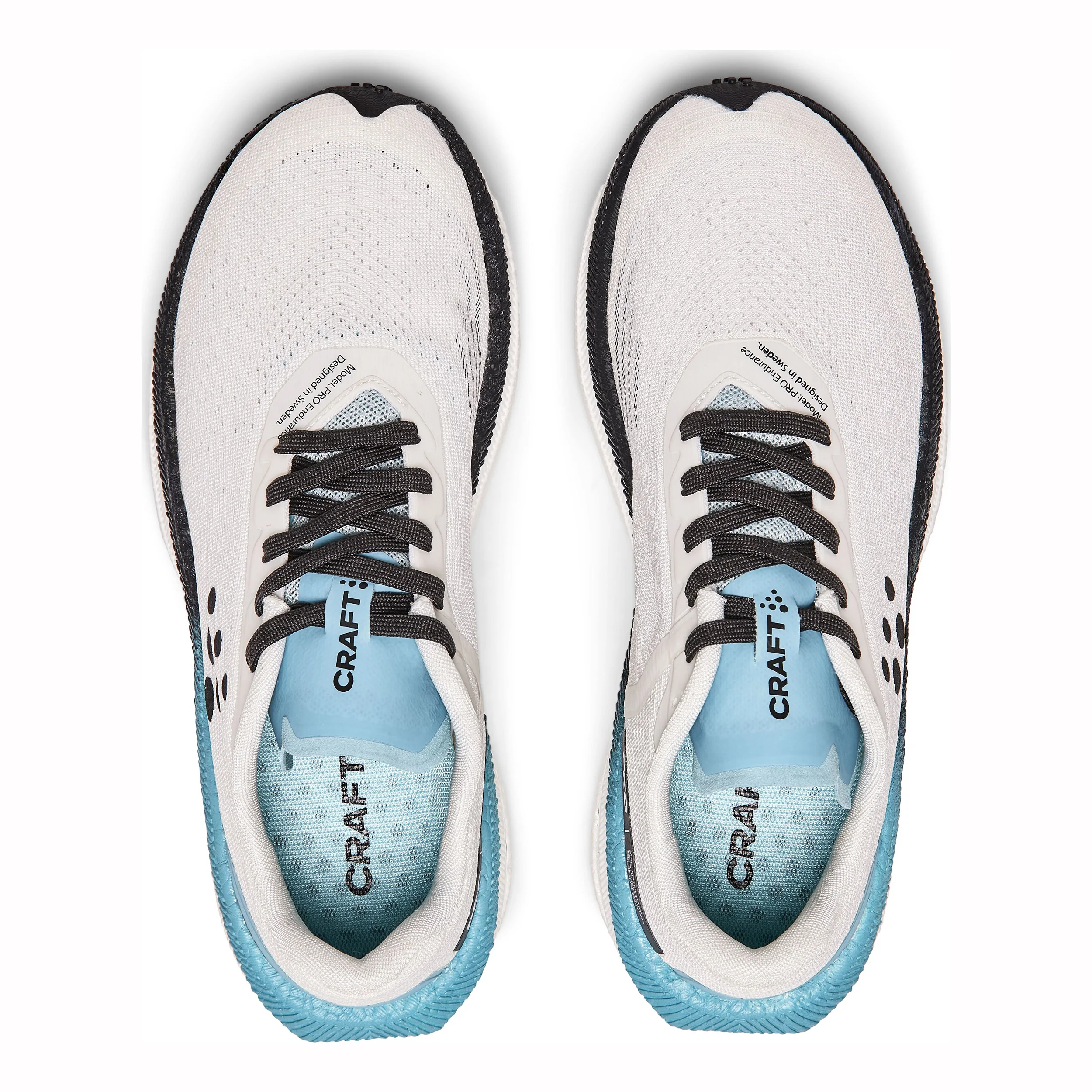 Pro Endur Distance Chaussure De Running Sans Stabilisateurs Femmes-Blanc,Bleu - Image 3