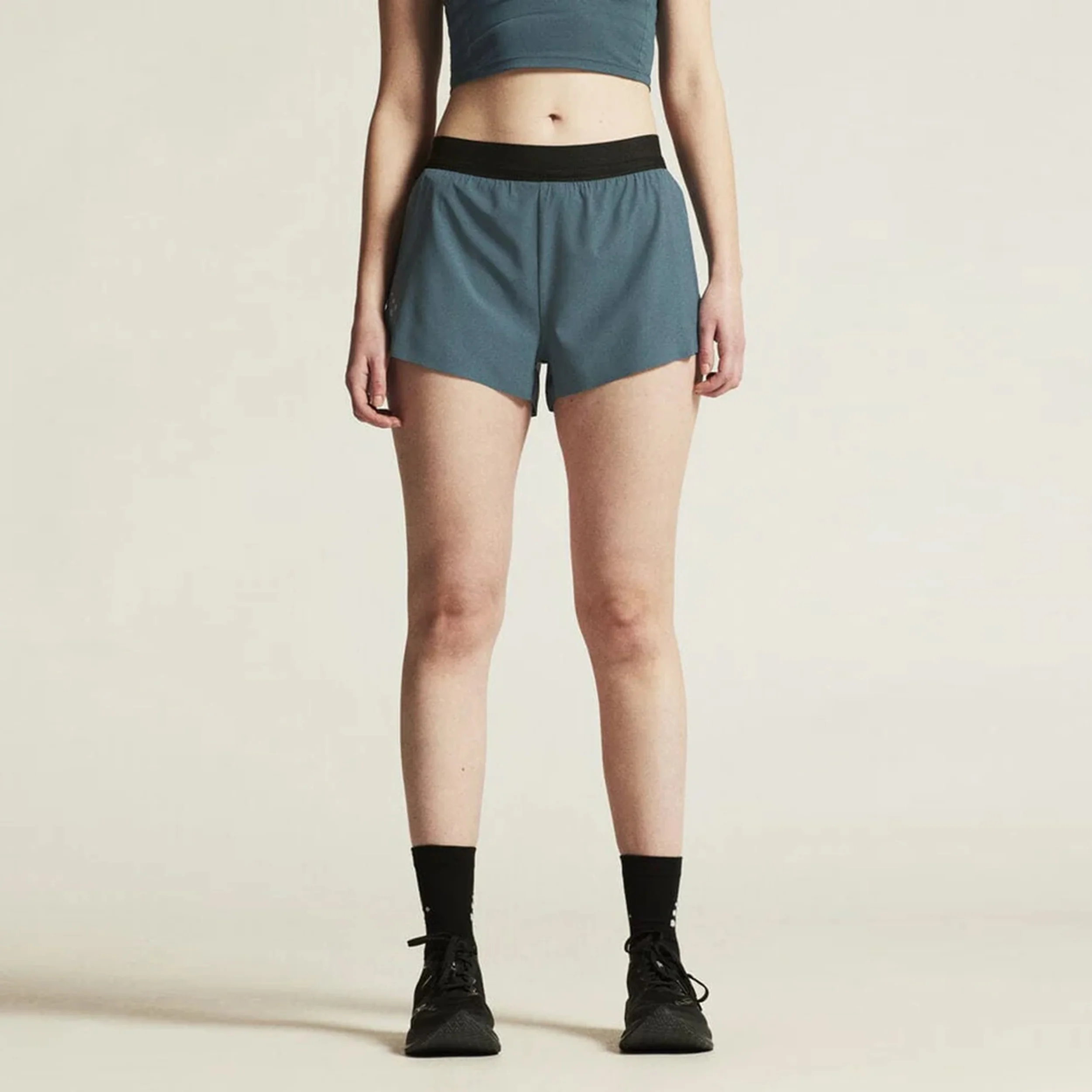 Pro Hypervent Split 2 Short De Running Femmes-Bleu - Image 3