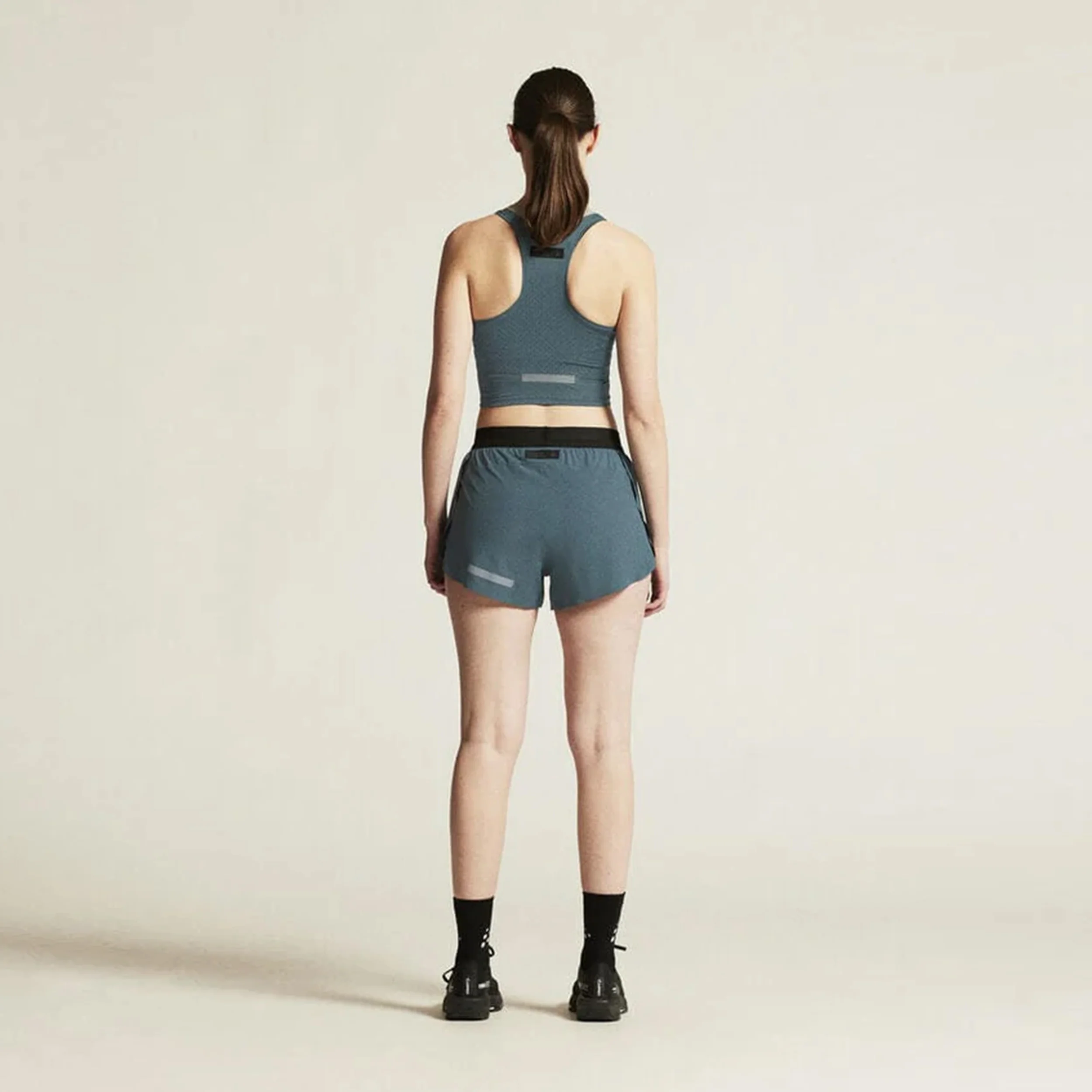 Pro Hypervent Split 2 Short De Running Femmes-Bleu - Image 4