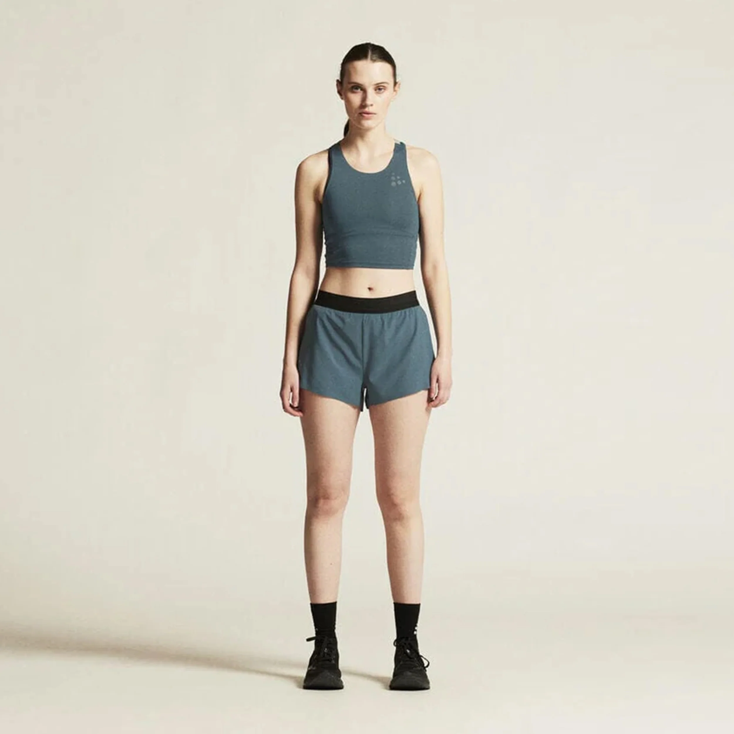 Pro Hypervent Split 2 Short De Running Femmes-Bleu - Image 5