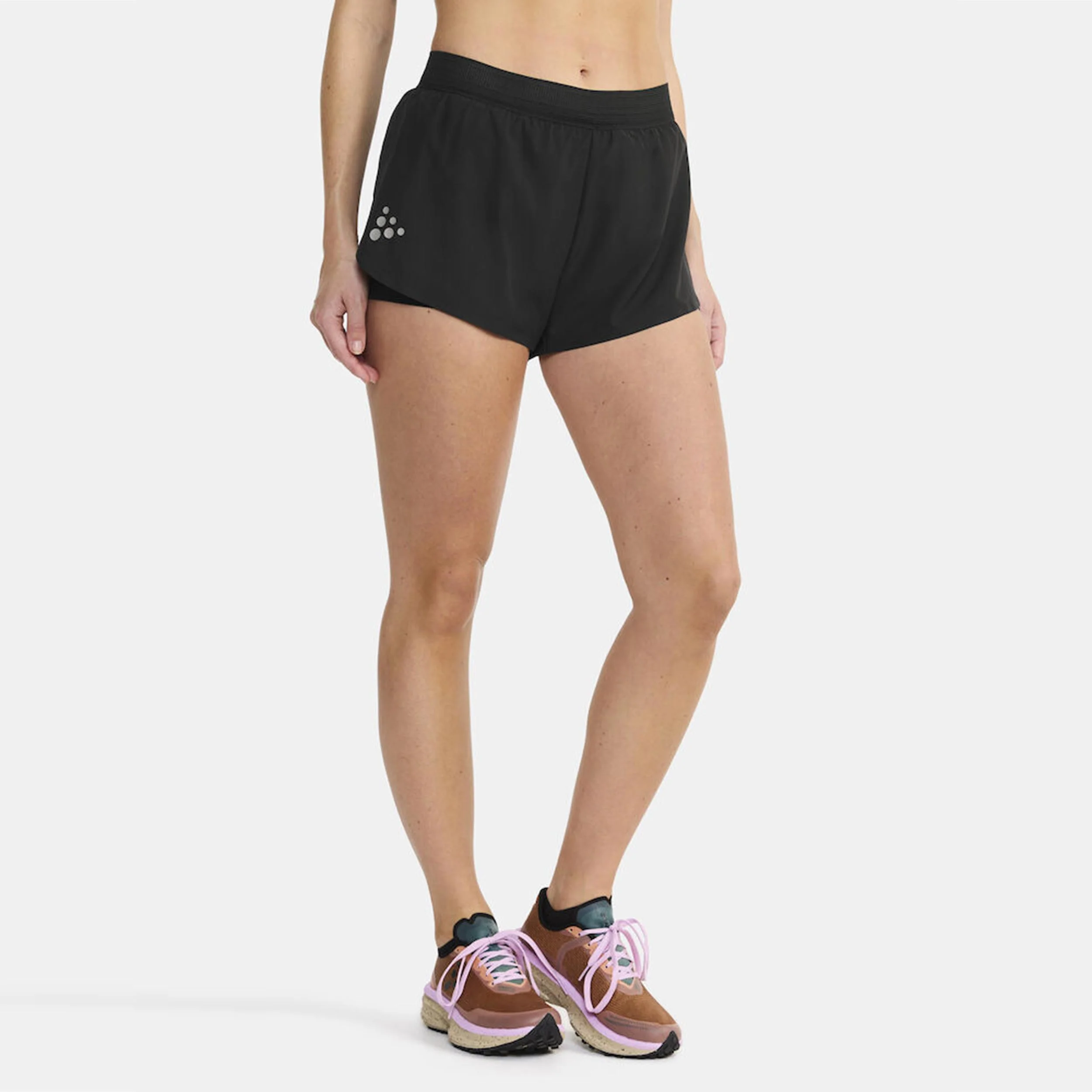 Pro Hypervent Split 2 Short De Running Femmes-Noir - Image 6