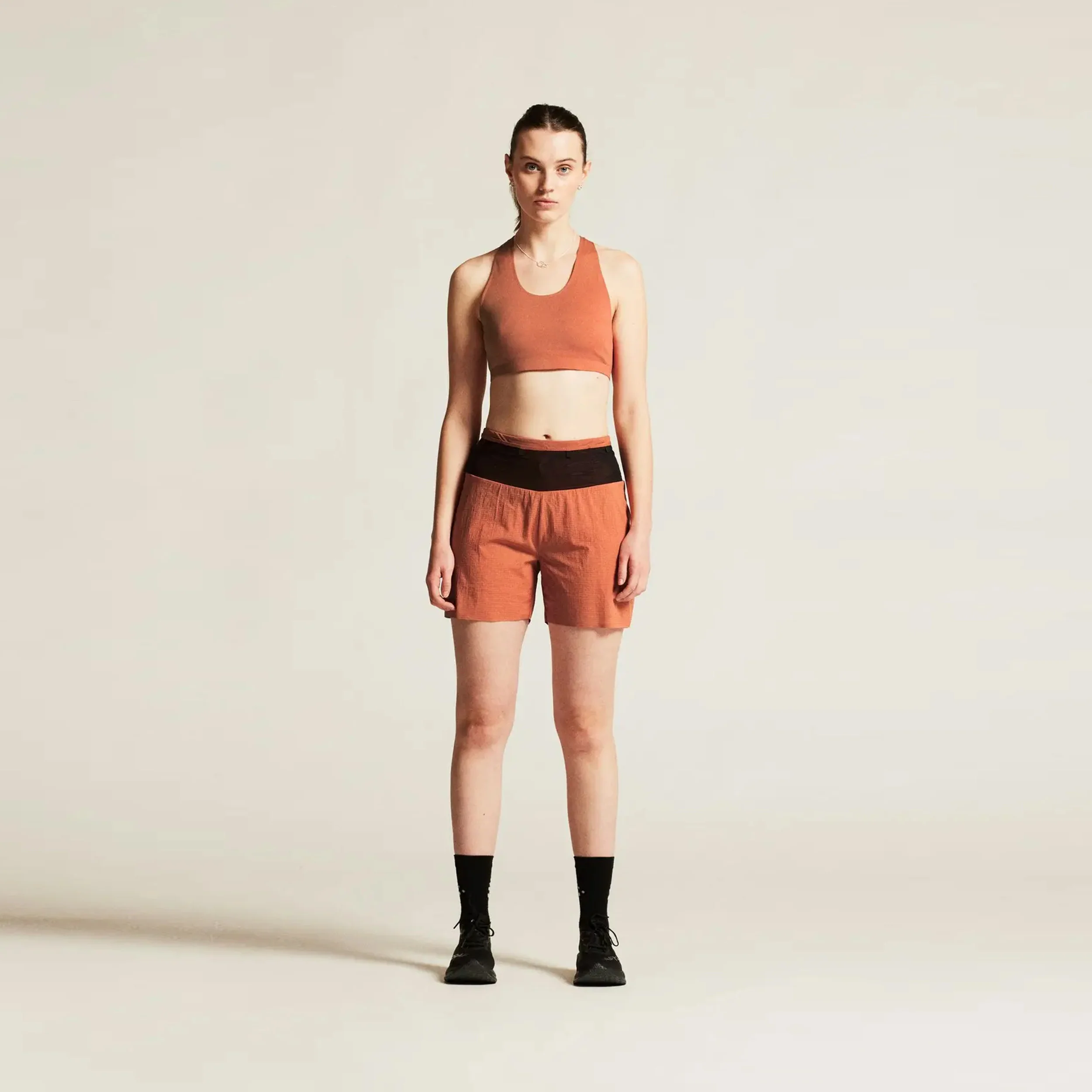 Pro Trail Short De Running Femmes-Rouge - Image 5