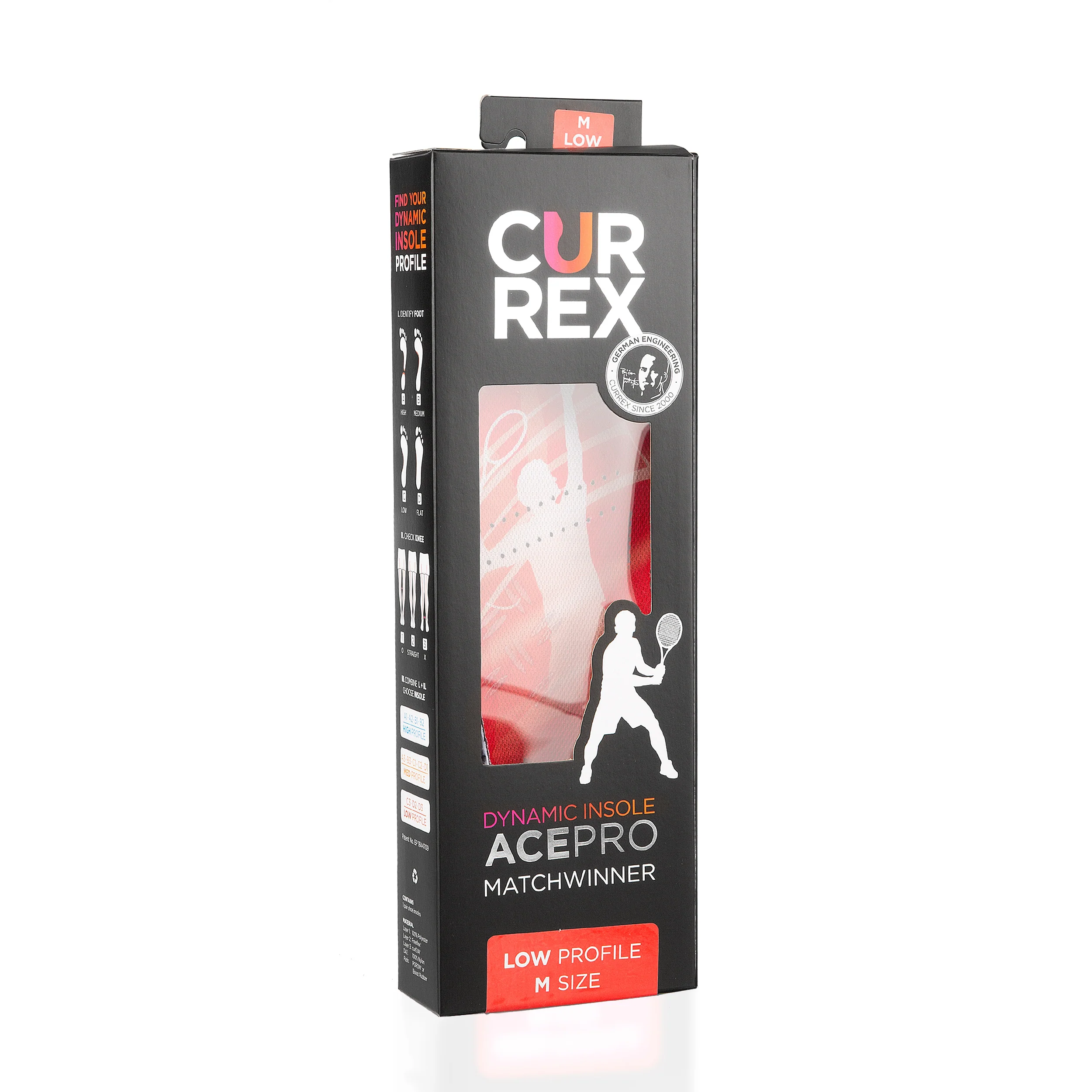 AcePro Low Semelle Intérieure-Rouge,Rouge Foncé - Image 5