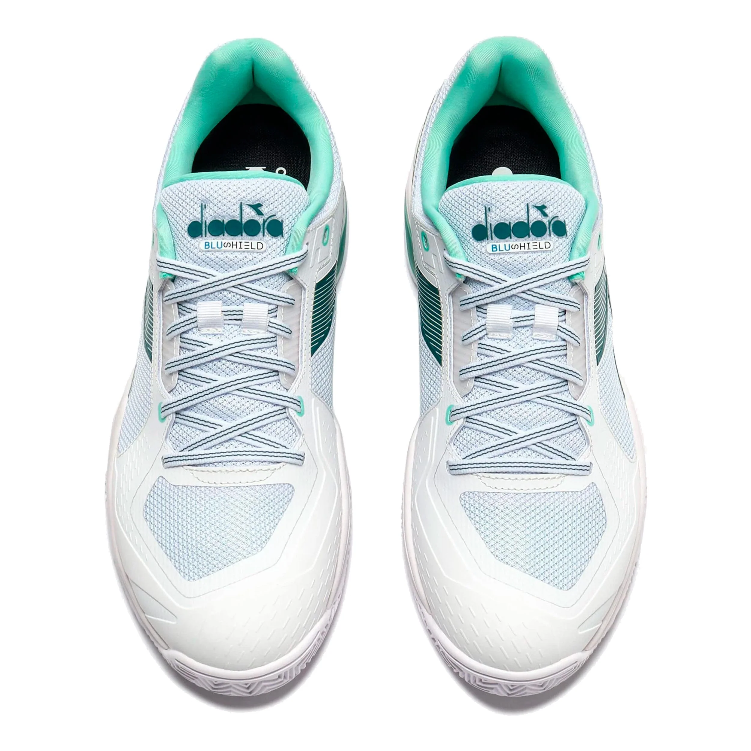 Blushield Torneo 3 Chaussure terre battue Hommes-blanc, bleu petrol - Image 2