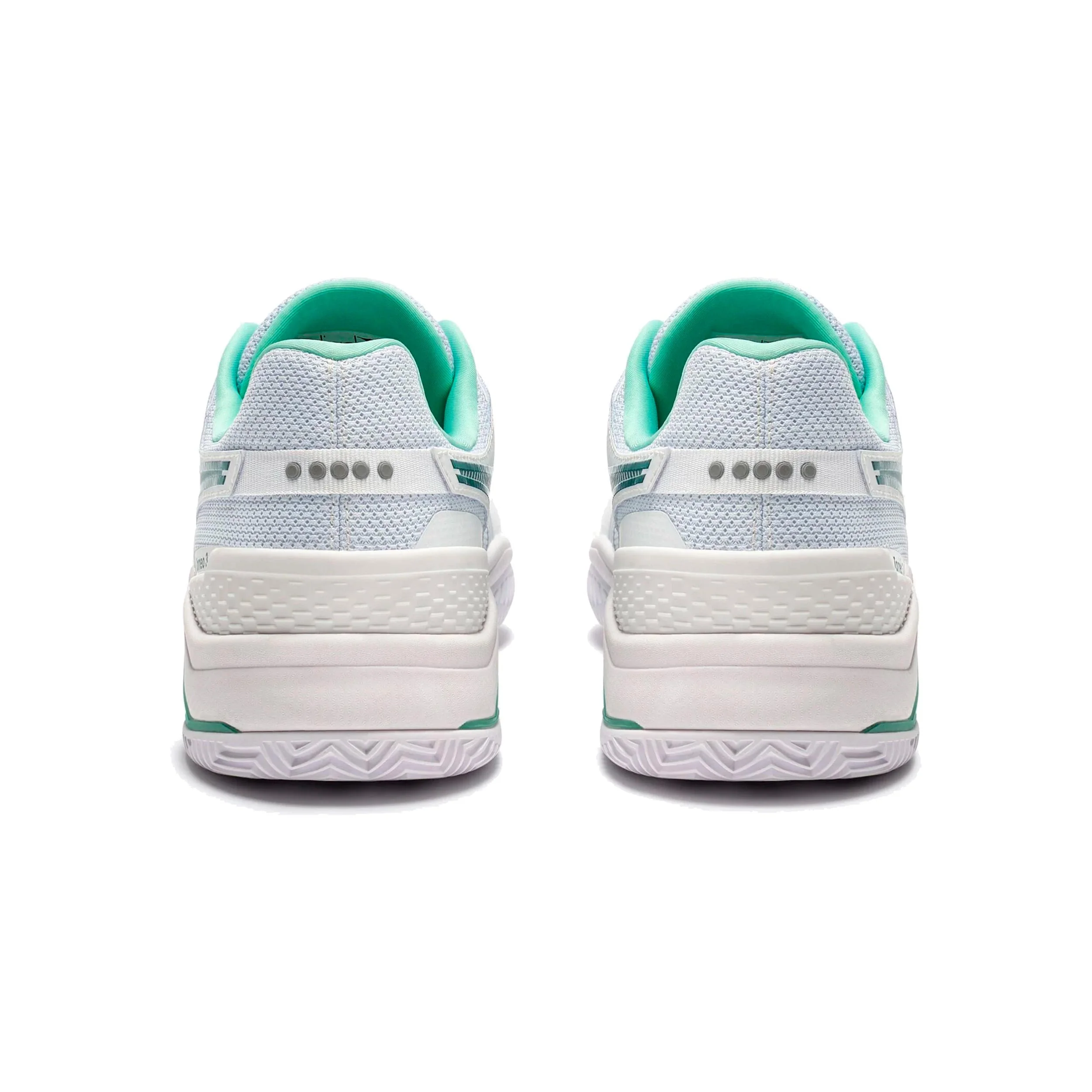 Blushield Torneo 3 Chaussure terre battue Hommes-blanc, bleu petrol - Image 4