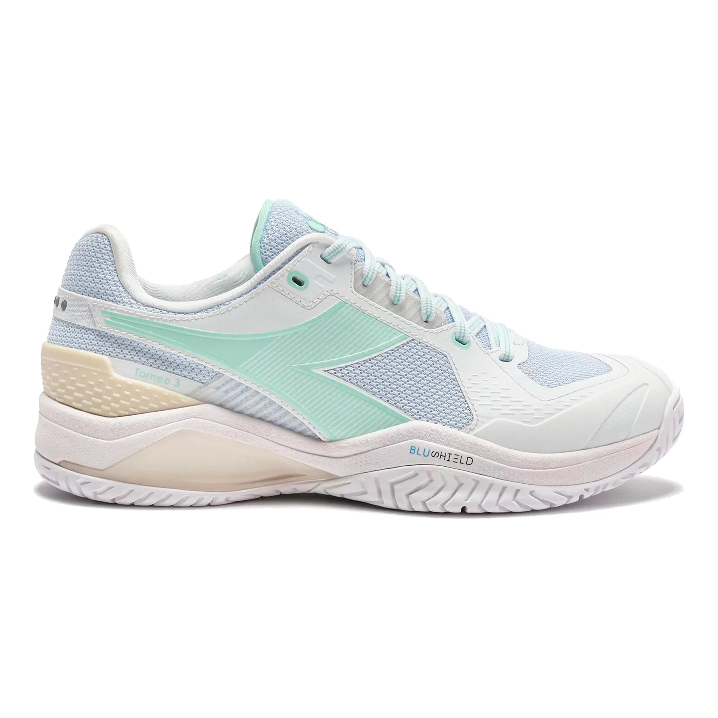 Blushield Torneo 3 Chaussures toutes surfaces Femmes-blanc, vert