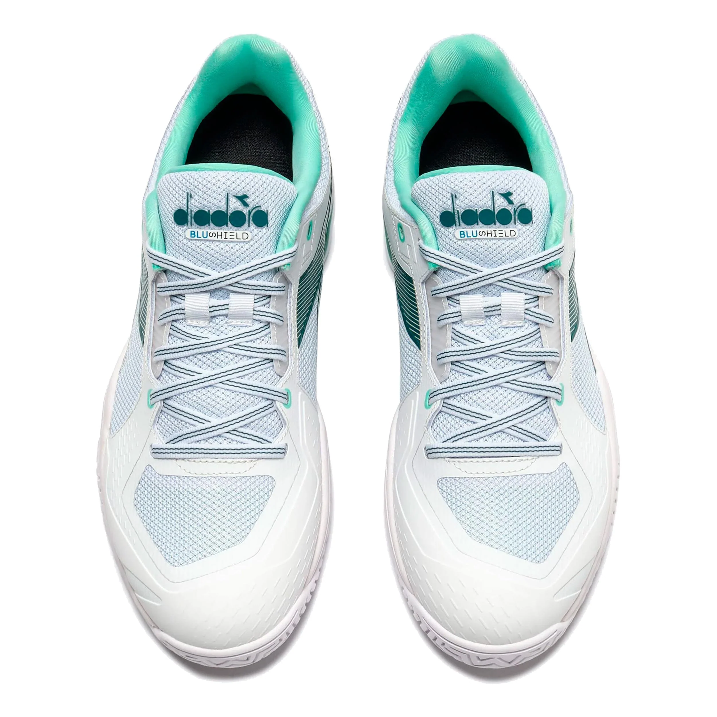 Blushield Torneo 3 Chaussures toutes surfaces Hommes-blanc, bleu petrol - Image 2