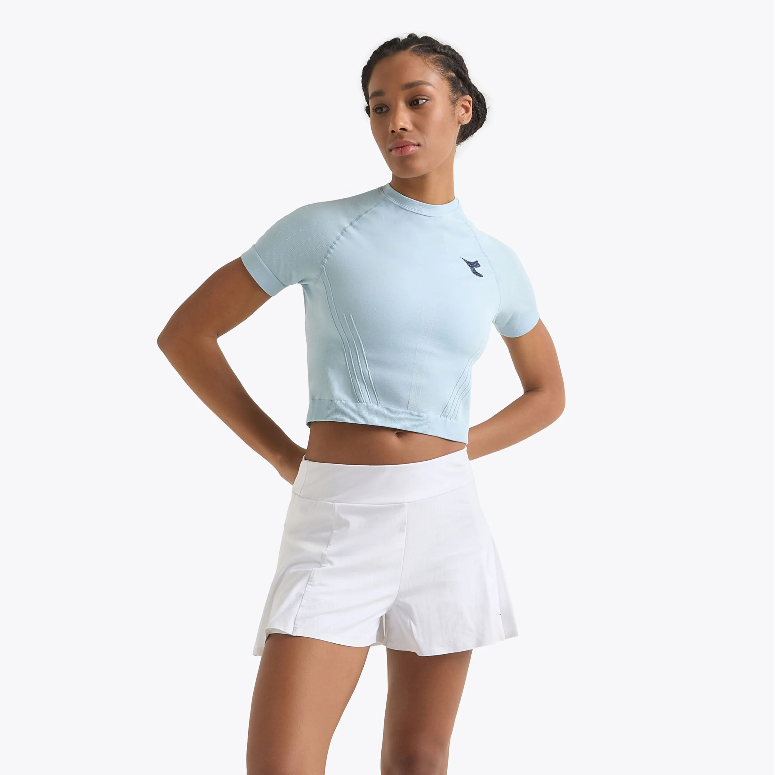 L. Icon Stratouno T-shirt Femmes-Bleu Clair - Image 6