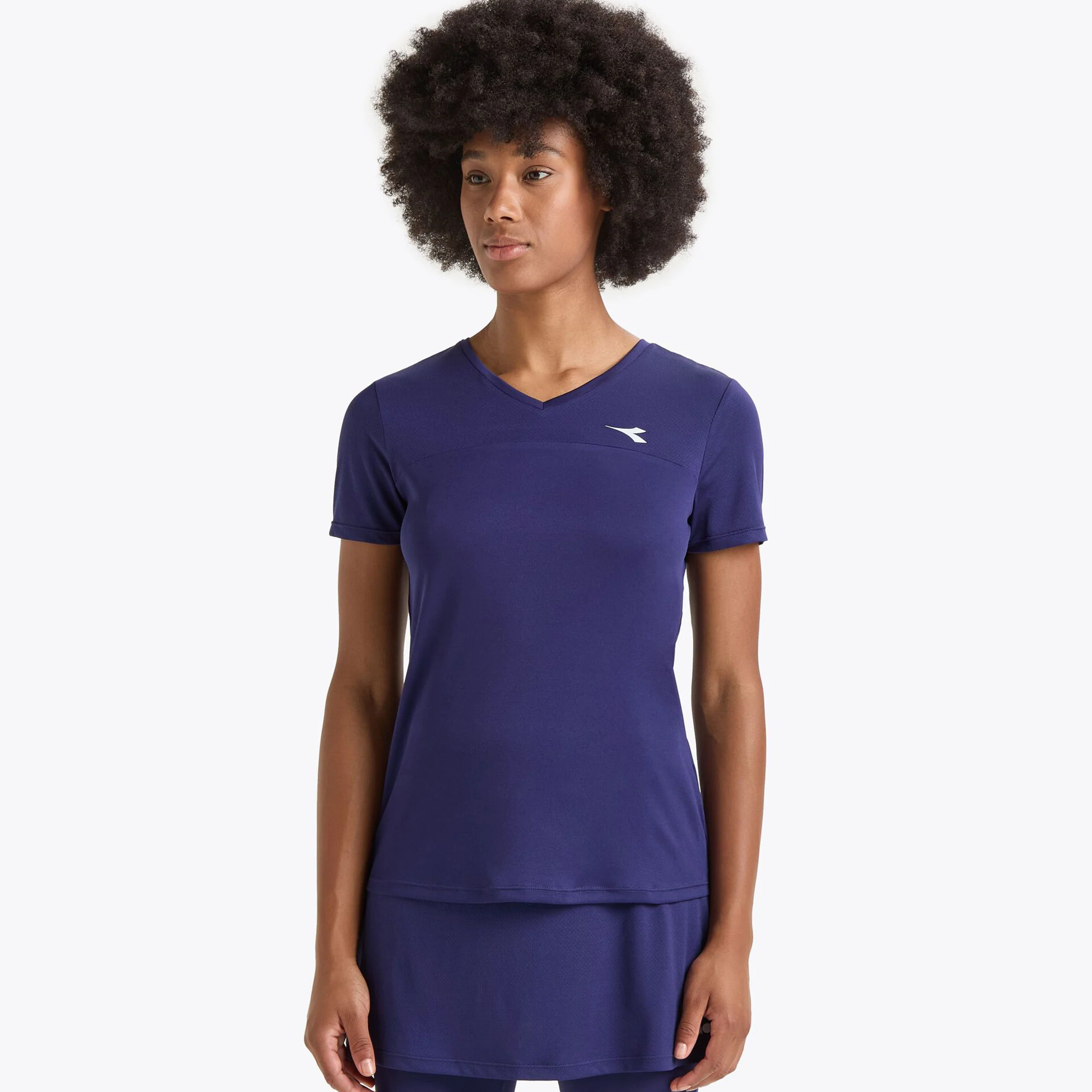 L. Short Sleeve T-shirt Femmes-Bleu - Image 2