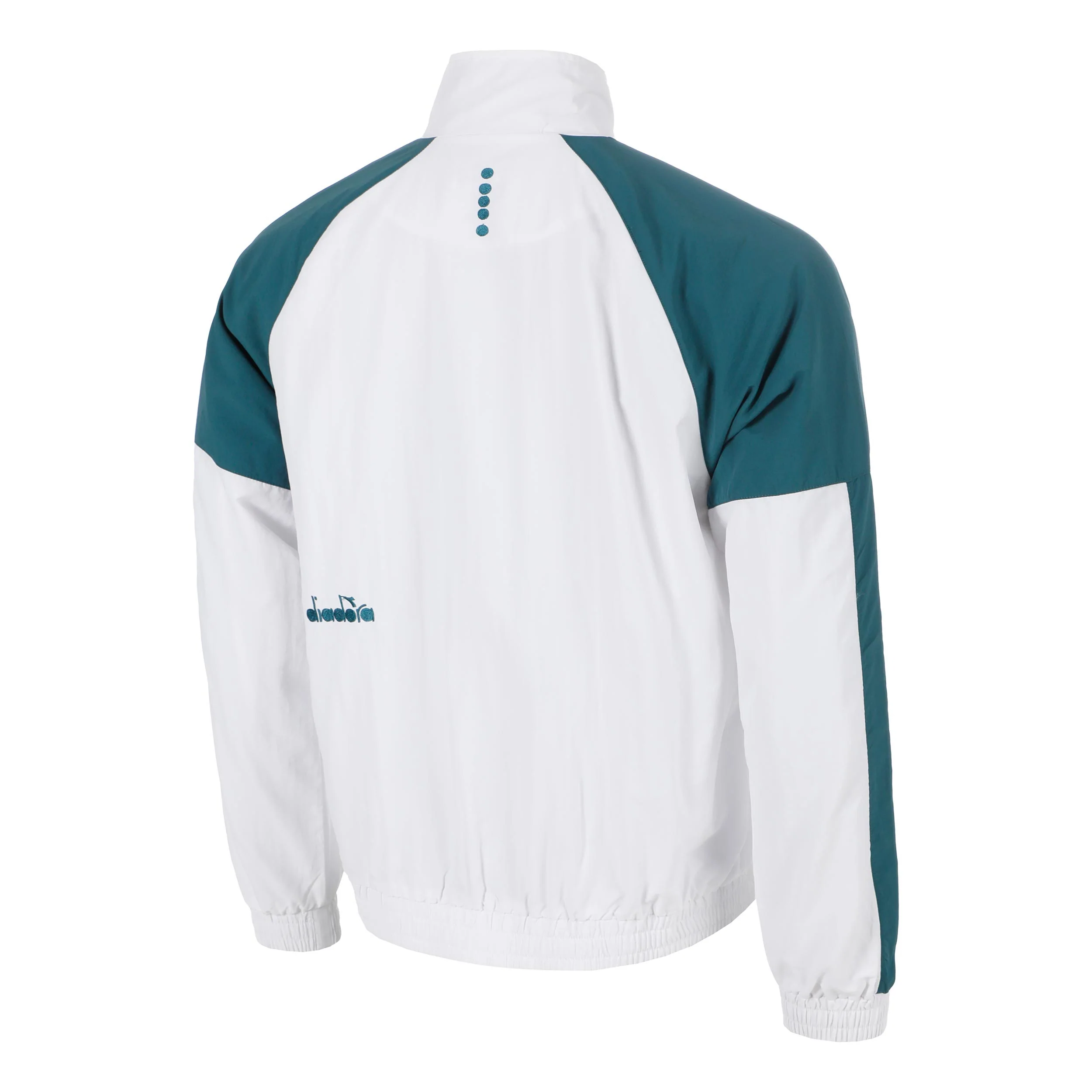 Match Veste de survêtement Hommes-blanc, bleu petrol - Image 2