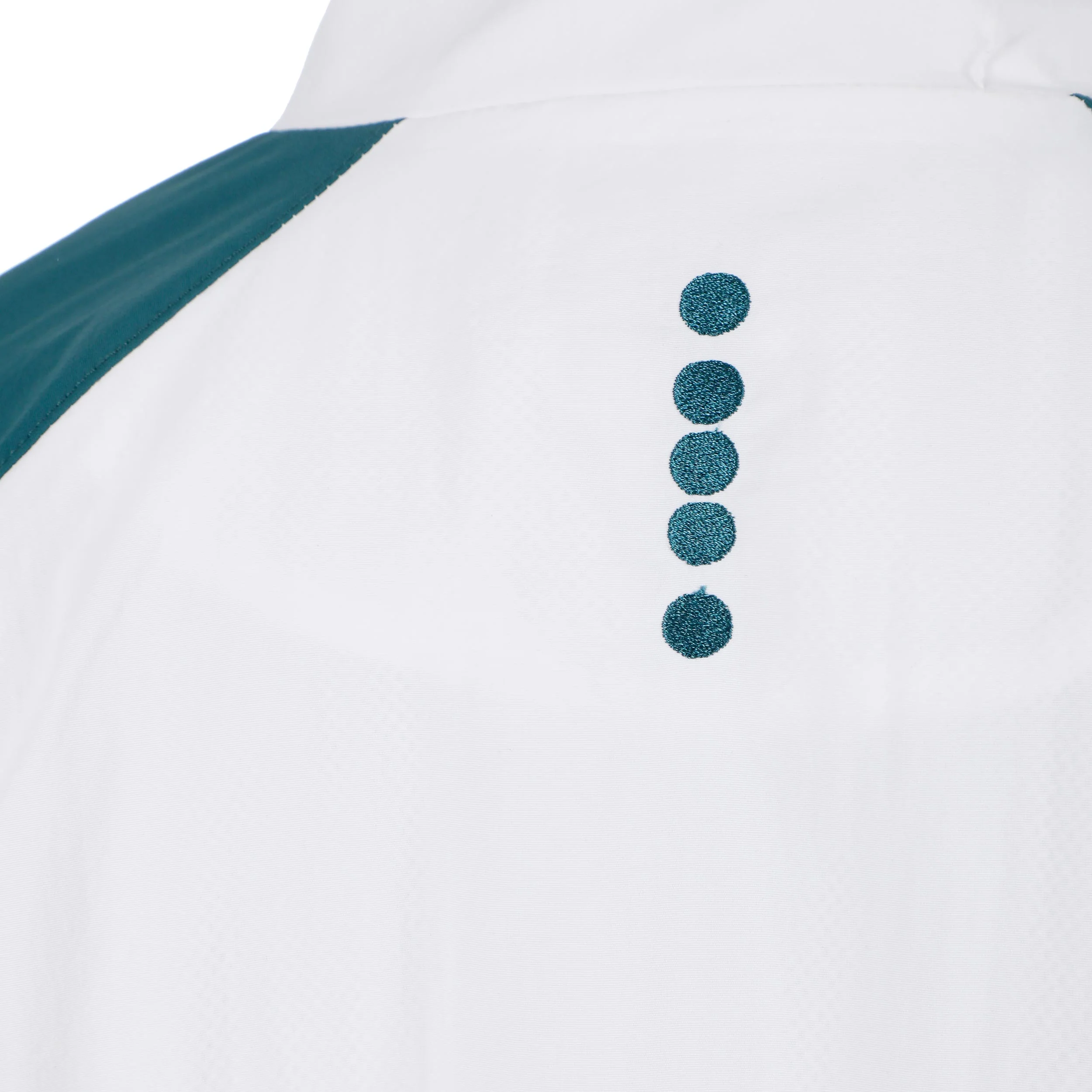 Match Veste de survêtement Hommes-blanc, bleu petrol - Image 6