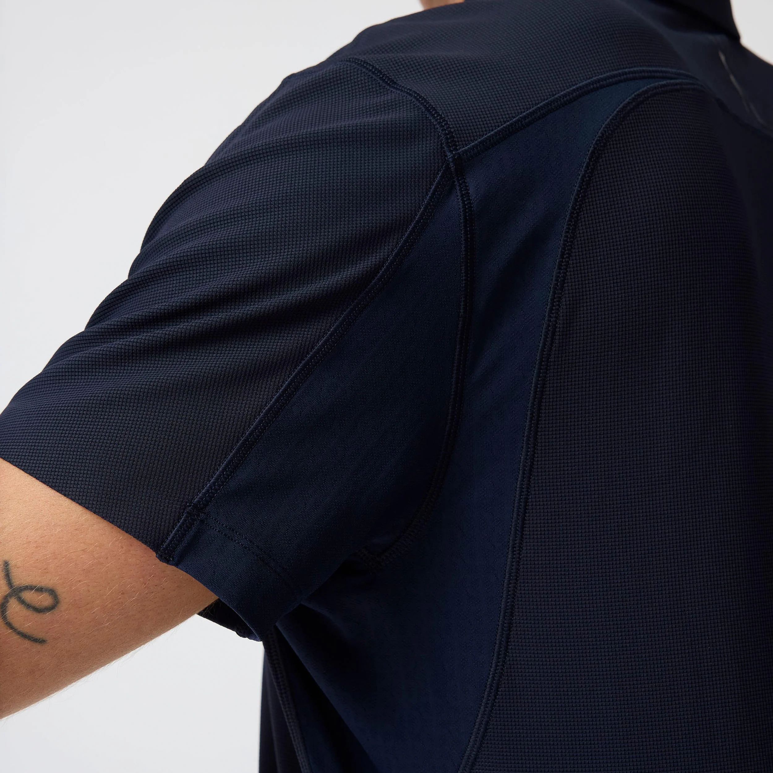 Match Polo Hommes-Bleu Foncé - Image 7