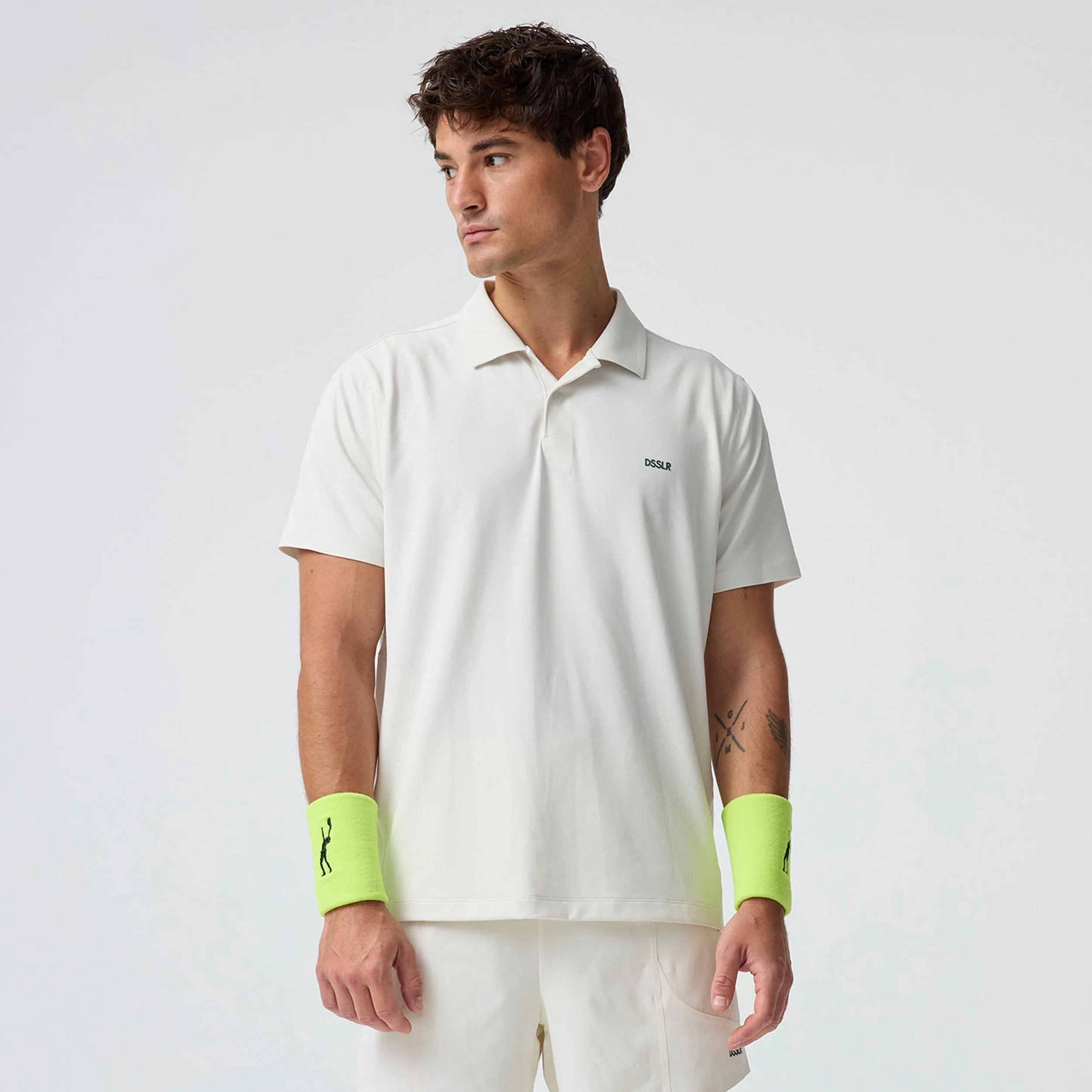 Match Polo Hommes-Crème