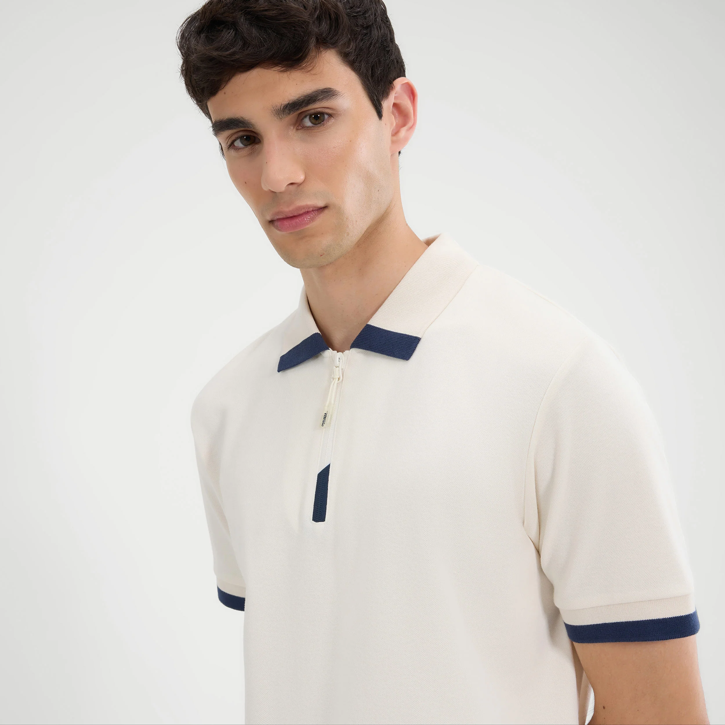 Kelvias Polo Hommes-Crème - Image 3