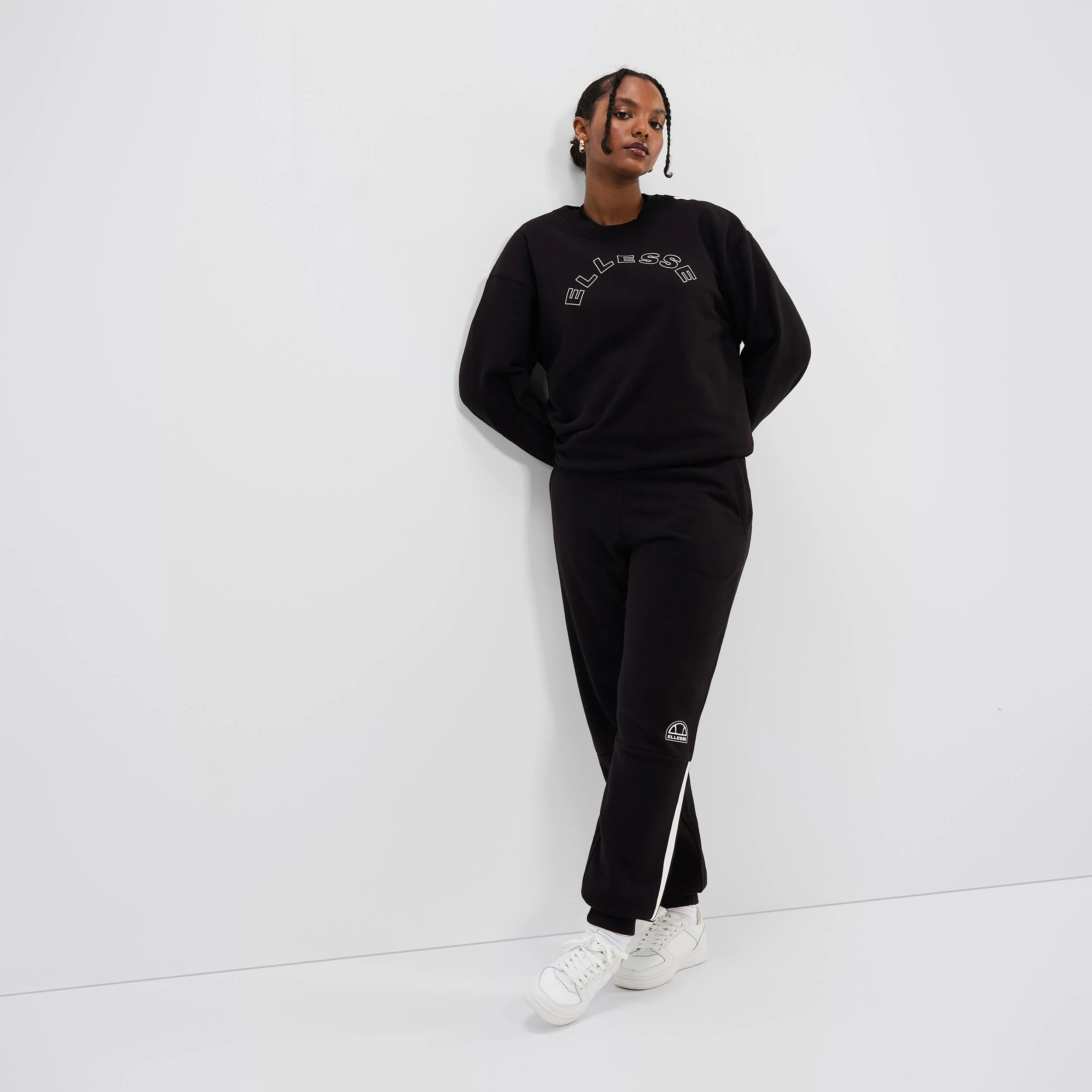 Lasso Jog Pantalon Survêtement Femmes-Noir - Image 8