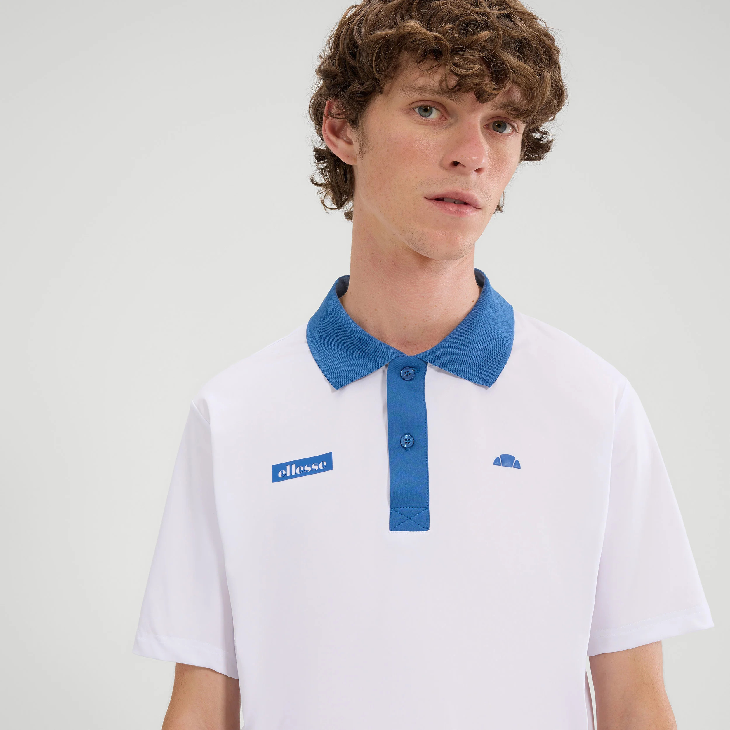 Orelo Polo Hommes-Blanc,Bleu - Image 3