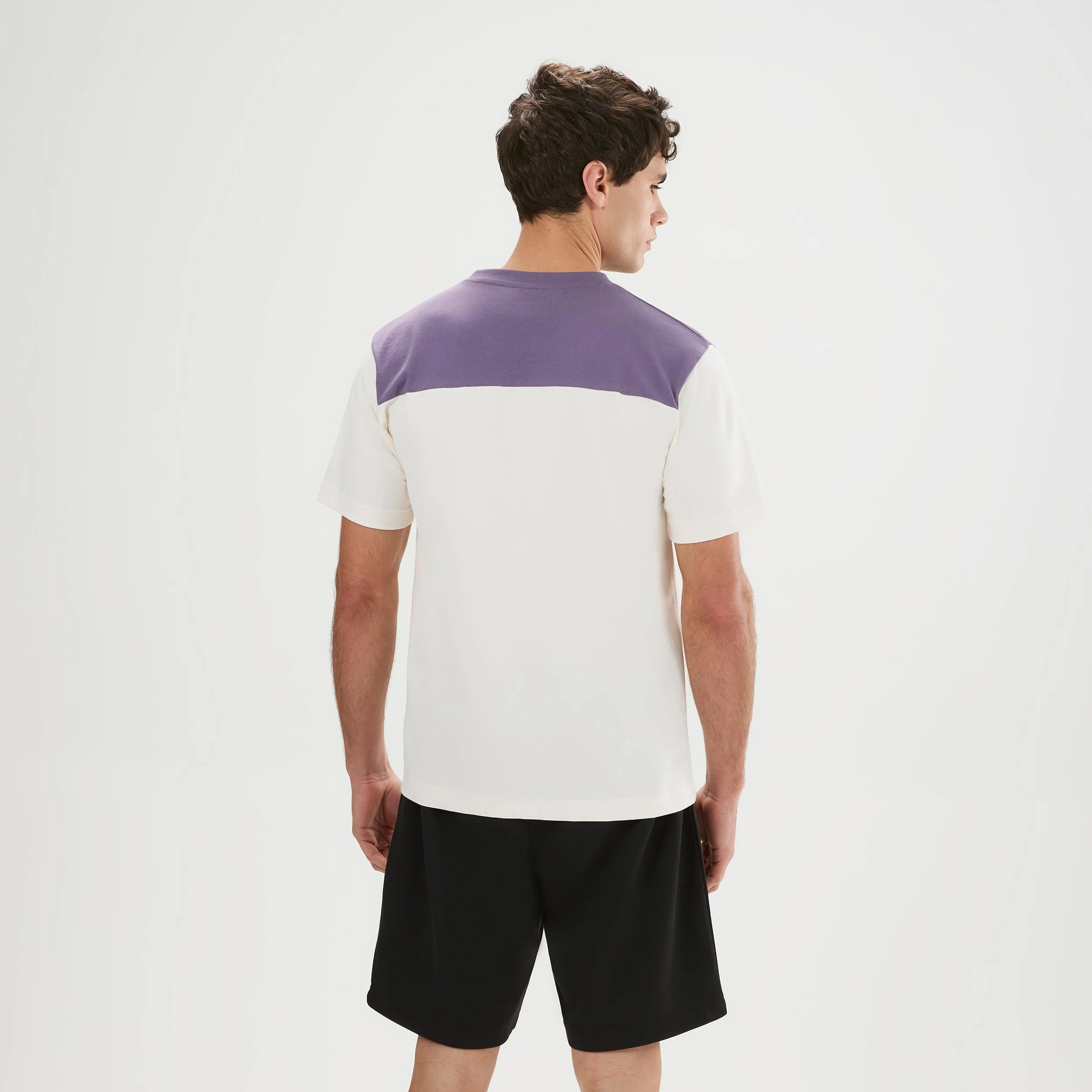 Vignola T-shirt Hommes - crème, lilas - Image 2
