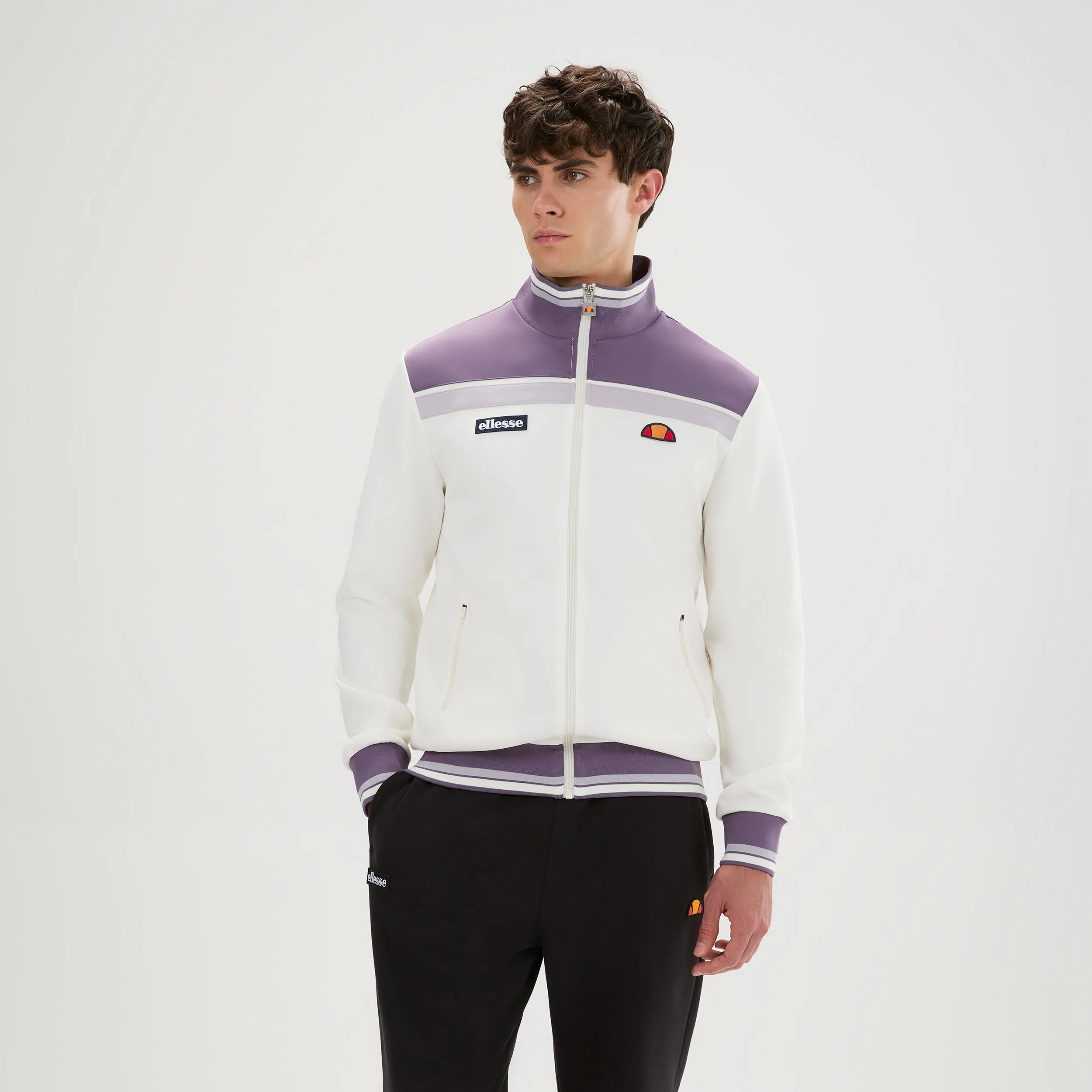 Vignola Veste de survêtement Hommes - crème, lilas
