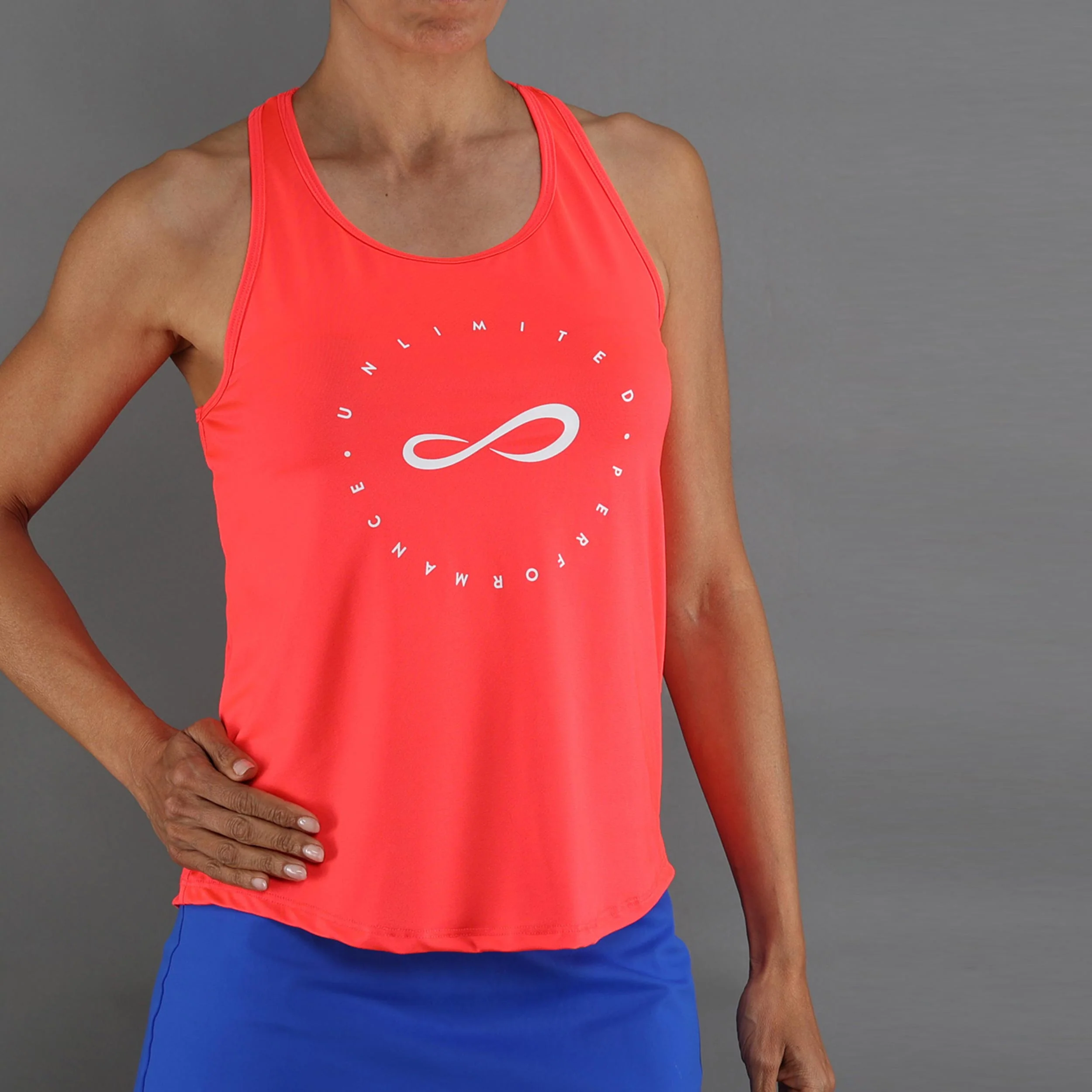 Cercle Débardeur tank top Femmes-corail - Image 3