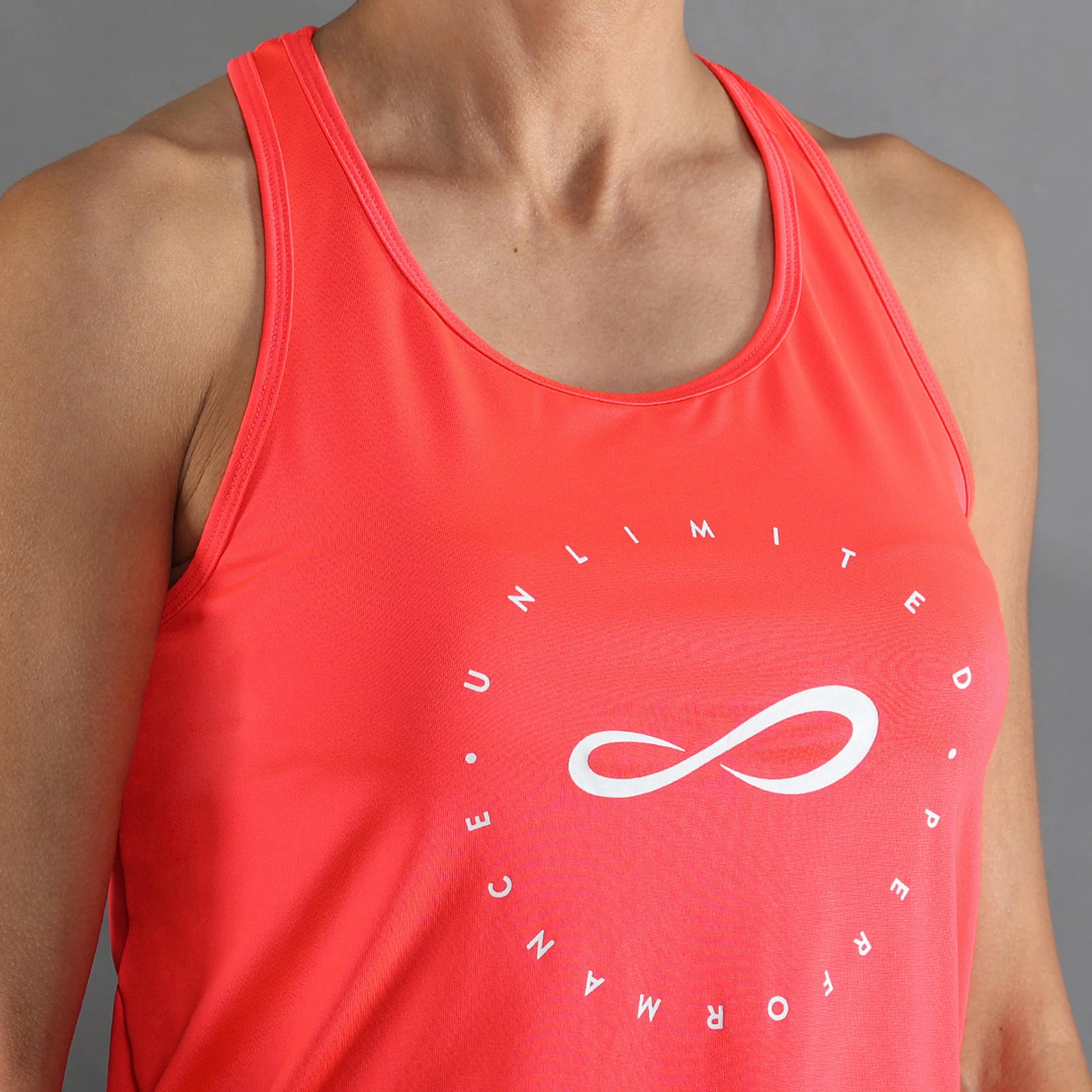 Cercle Débardeur tank top Femmes-corail - Image 4