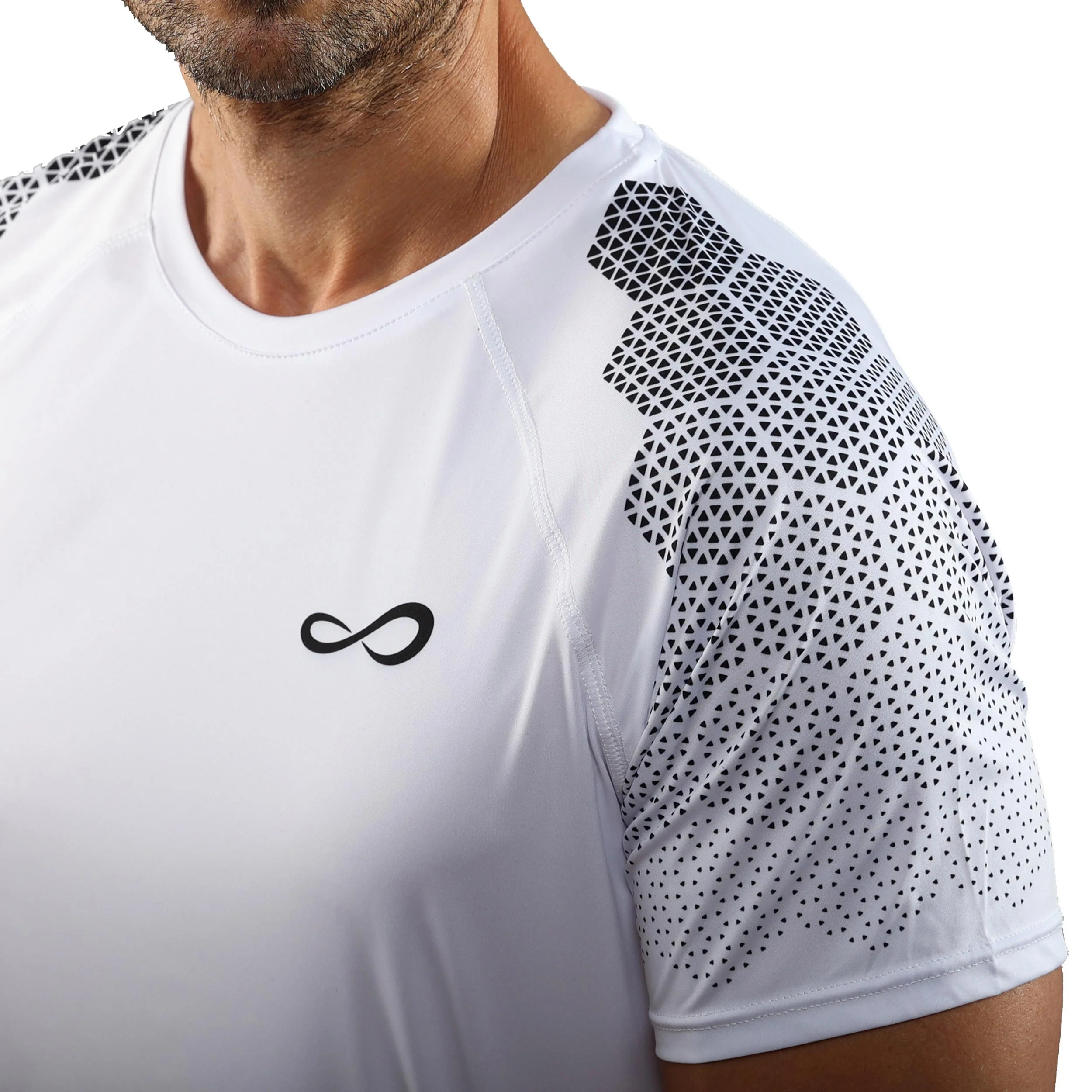 Feisty Hexagon T-shirt Hommes-Blanc - Image 3