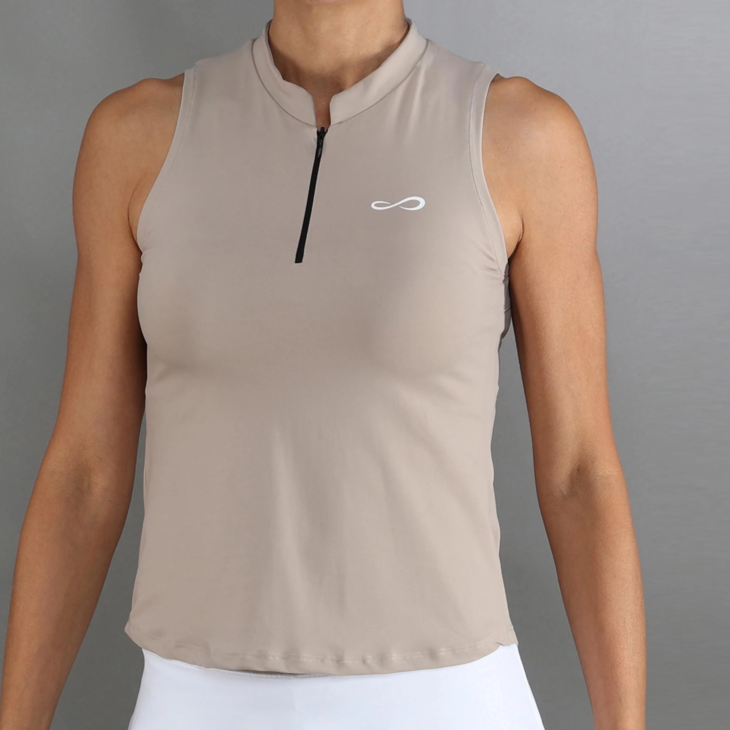 Glam Débardeur tank top Femmes-beige