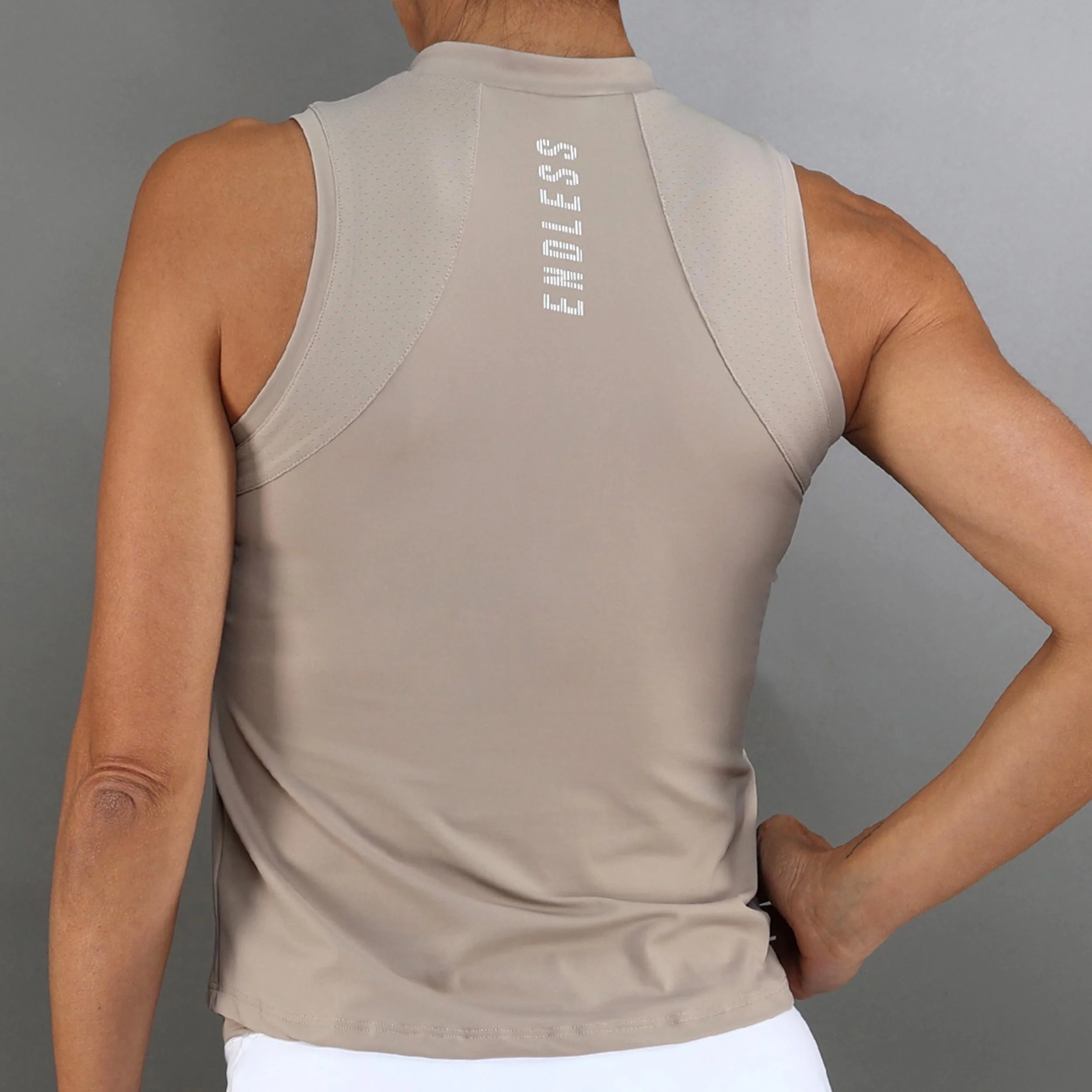 Glam Débardeur tank top Femmes-beige - Image 3