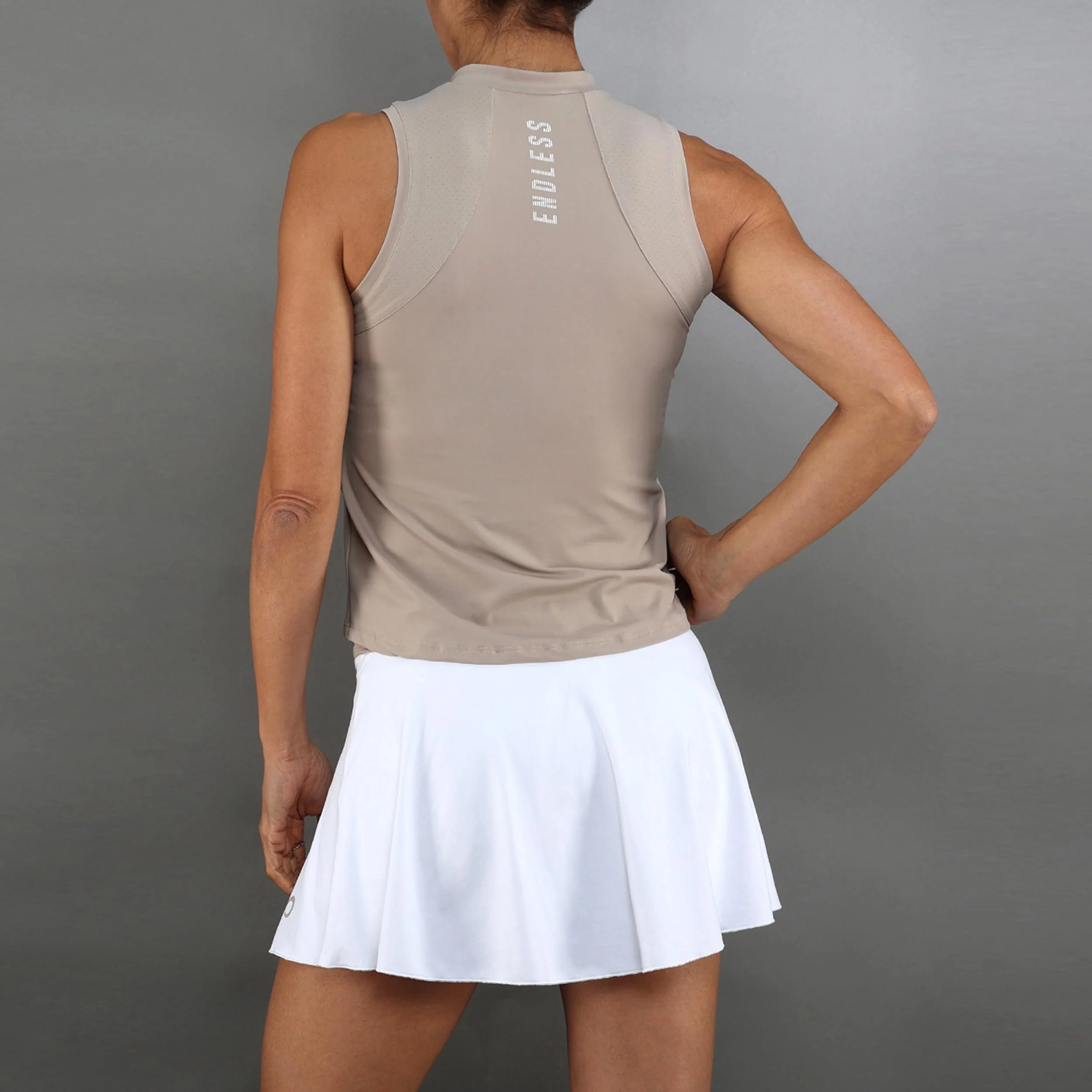 Glam Débardeur tank top Femmes-beige - Image 4