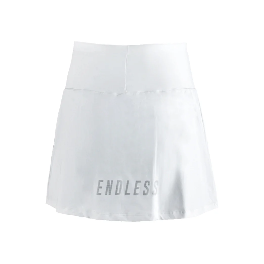 Minimal High Waist Jupe Femmes-Blanc,Argent - Image 2